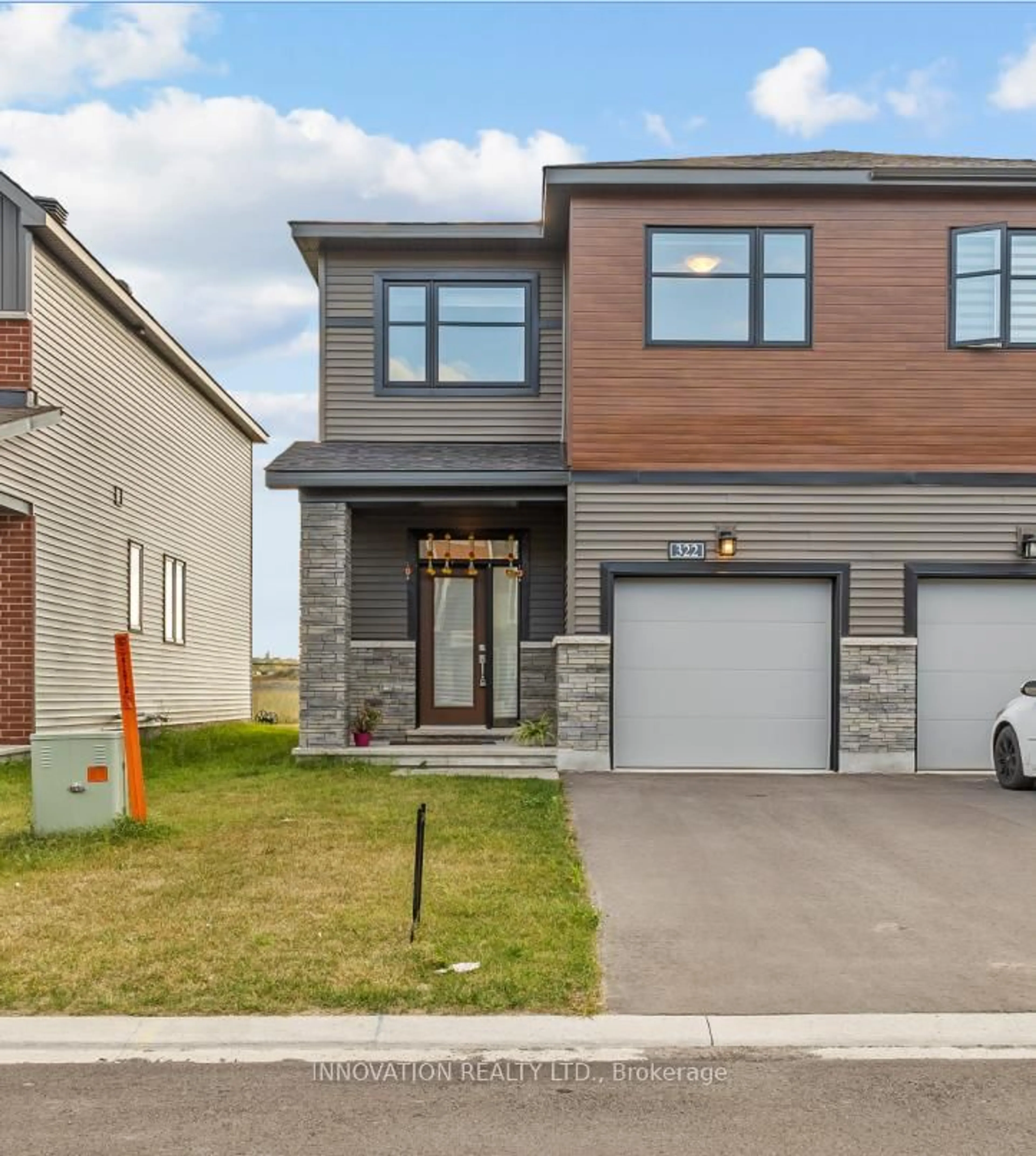 Home with brick exterior material, street for 322 Gisborne Pl, Kanata Ontario K2W 0L2