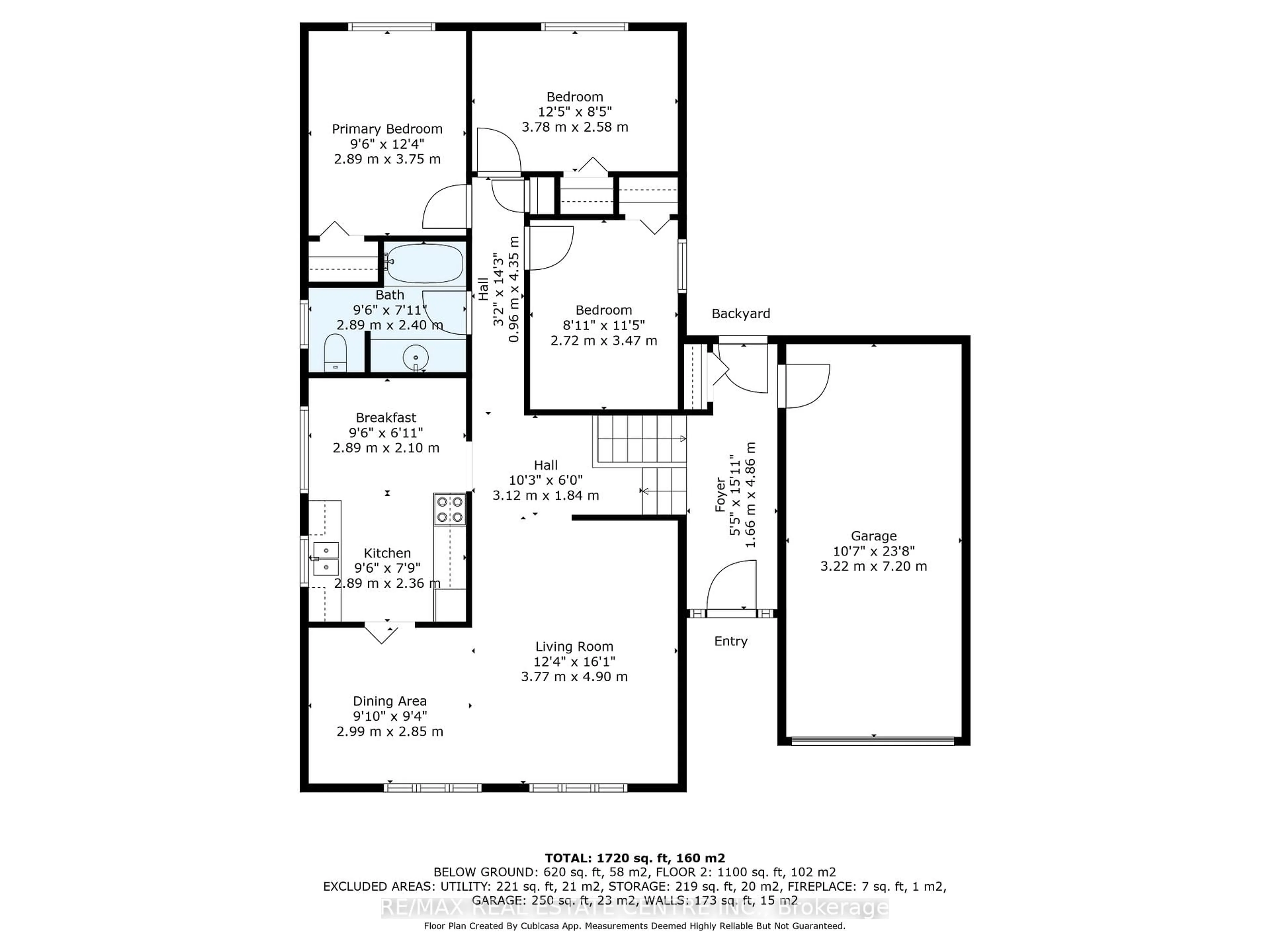 Floor plan for 103 Forest Hill Cres, Hamilton Ontario L8K 5V3