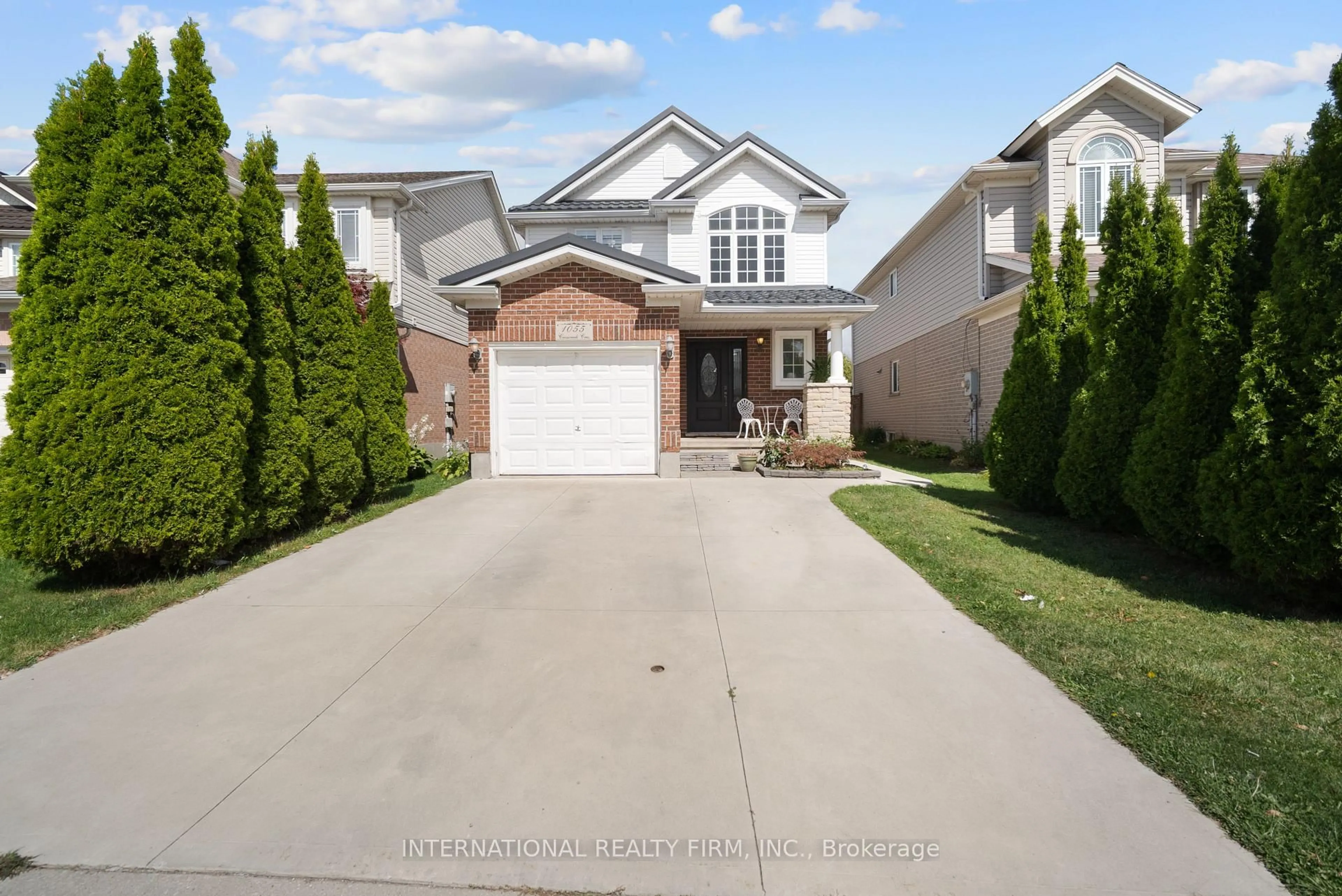 Home with vinyl exterior material, street for 1055 CROSSCREEK Cres, London East Ontario N5Y 6K9