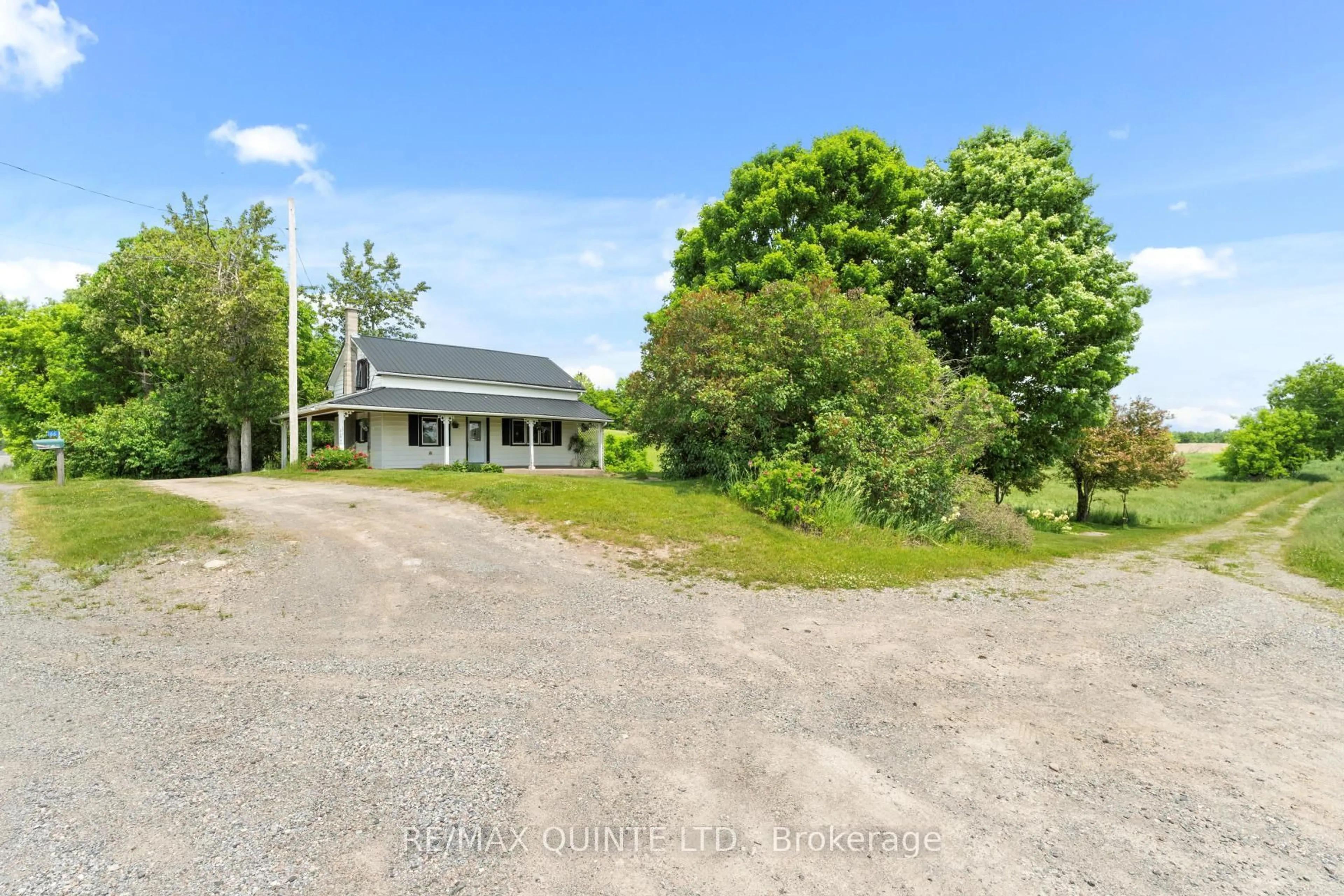 A pic from outside/outdoor area/front of a property/back of a property/a pic from drone, unknown for 166 Pigden Rd, Madoc Ontario K0K 2K0