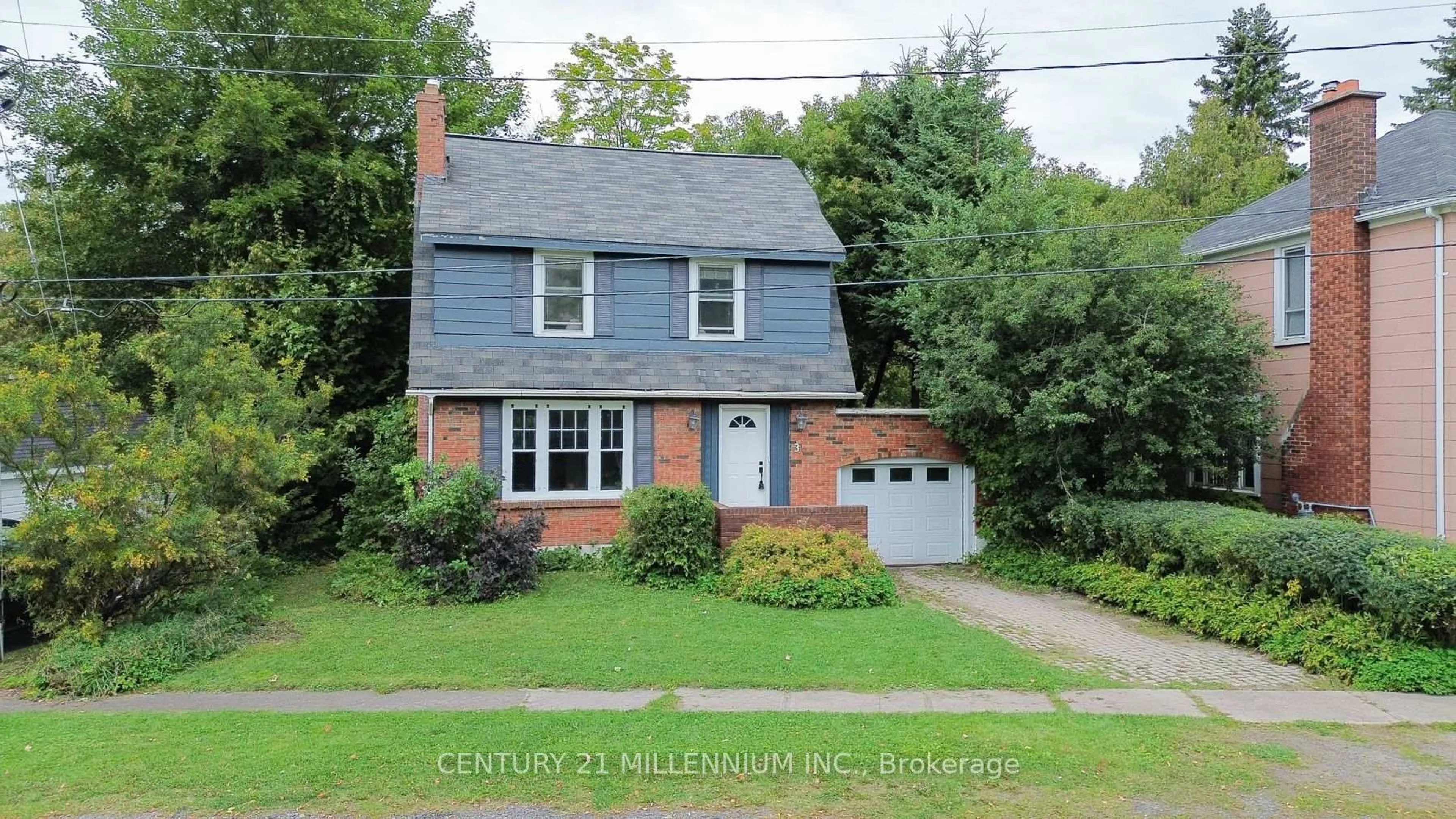Home with brick exterior material, street for 3 Riverview Ave, Sault Ste Marie Ontario P6A 3X6