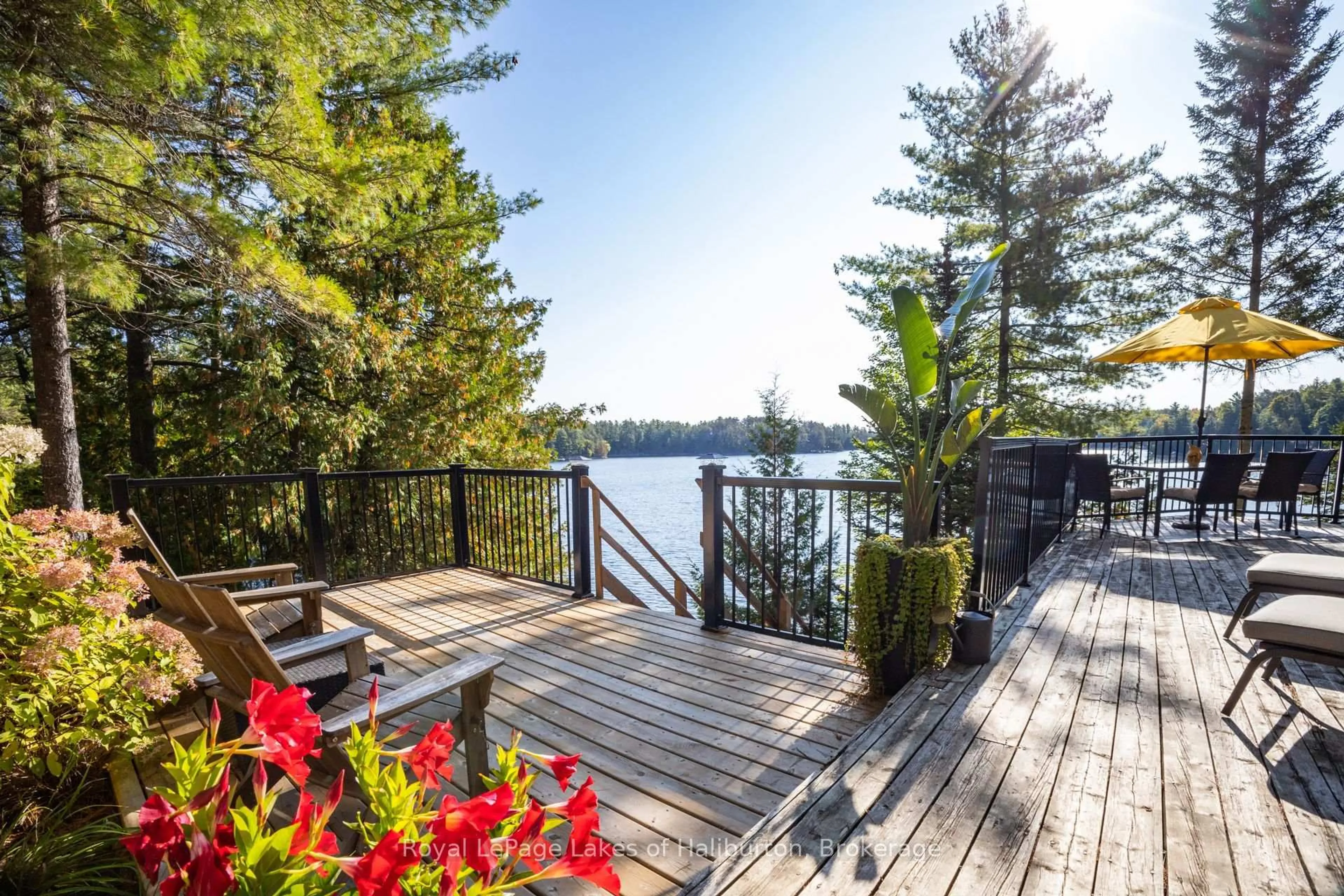 Patio, water/lake/river/ocean view for 102 Fire Route 364A Rte, Trent Lakes Ontario K0M 2A0