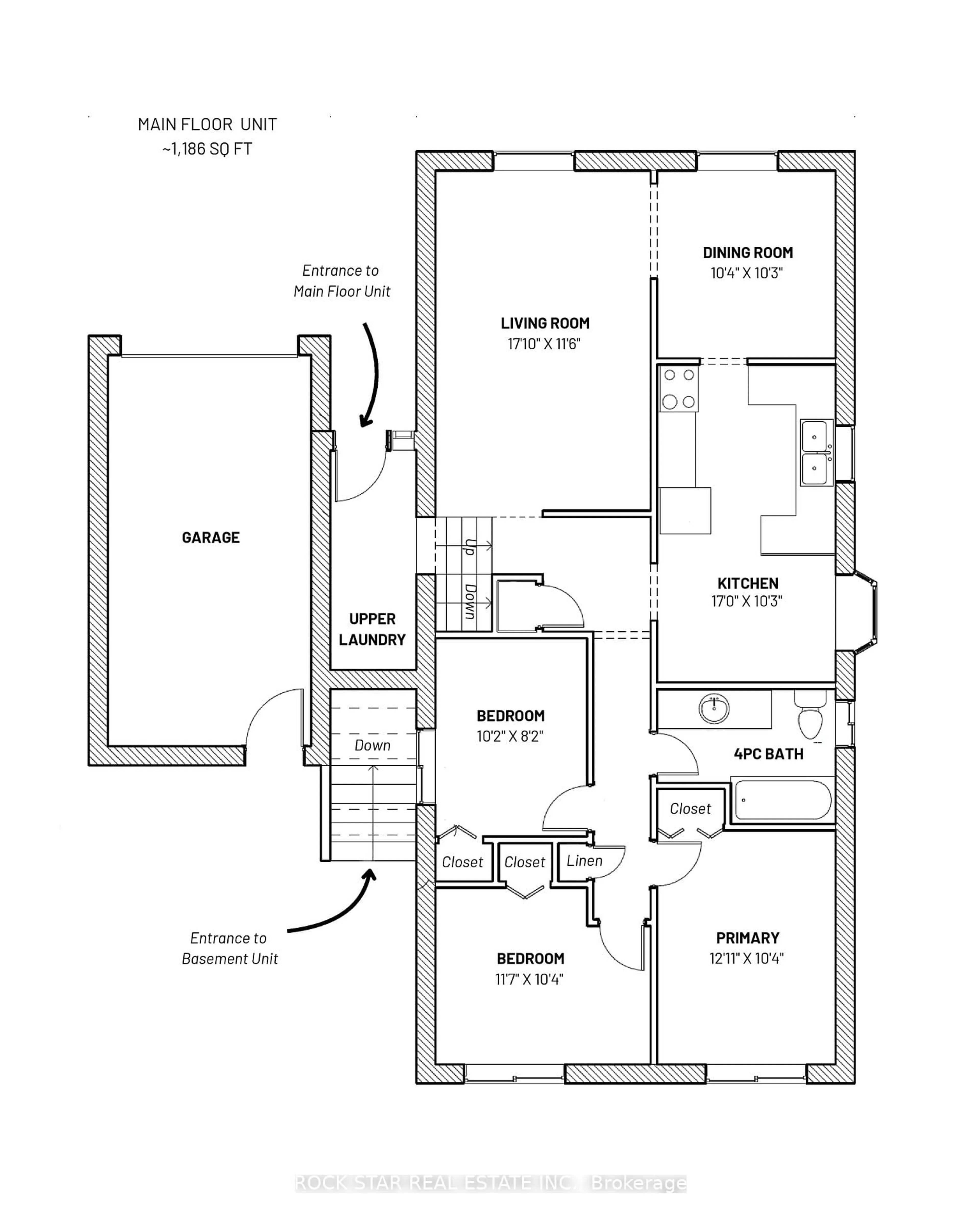 Floor plan for 13 Meadowbrook Cres, St. Catharines Ontario L2M 7G8