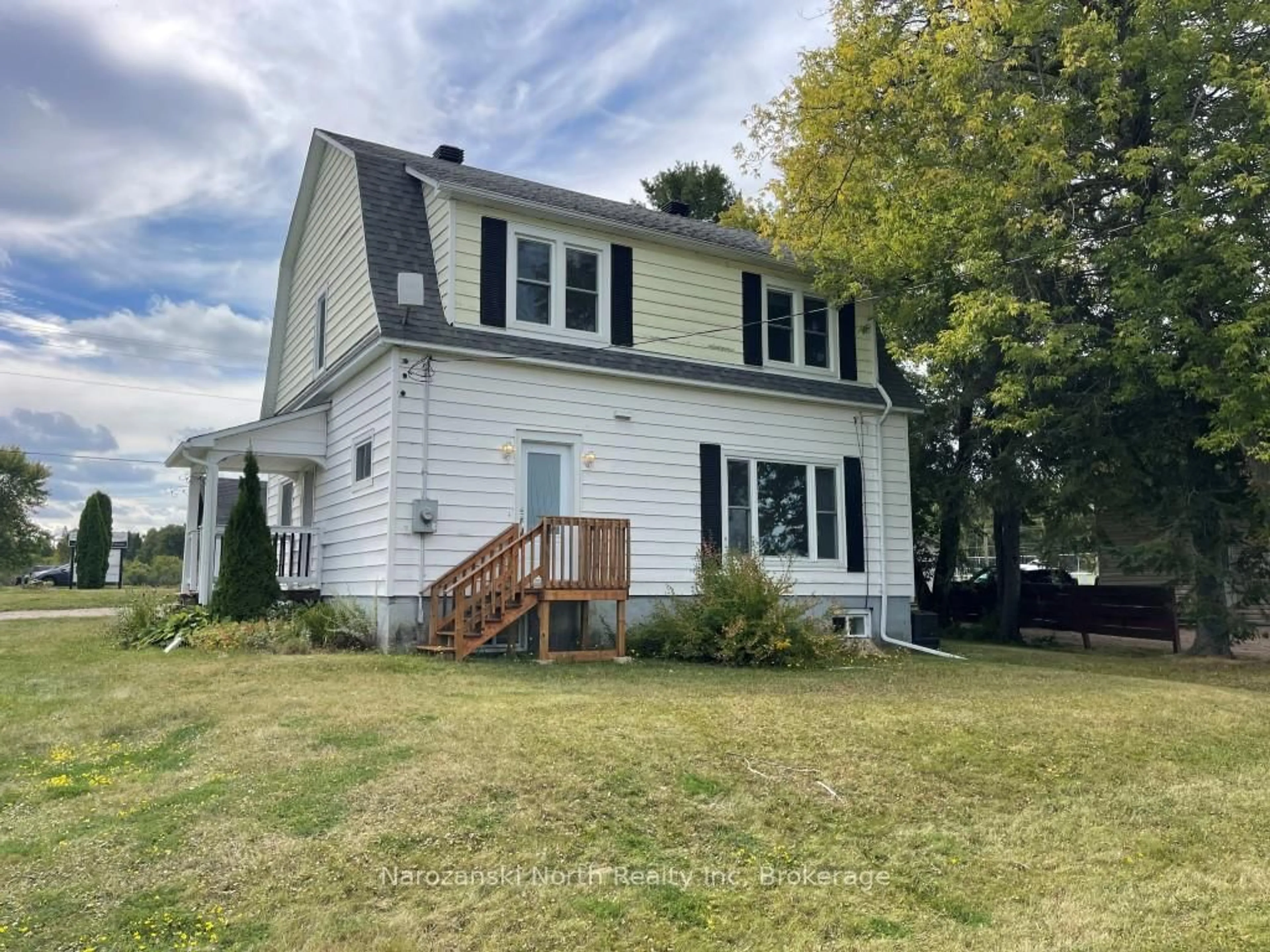 Home with vinyl exterior material, street for 1 Lahaie St, French River Ontario P0M 2N0