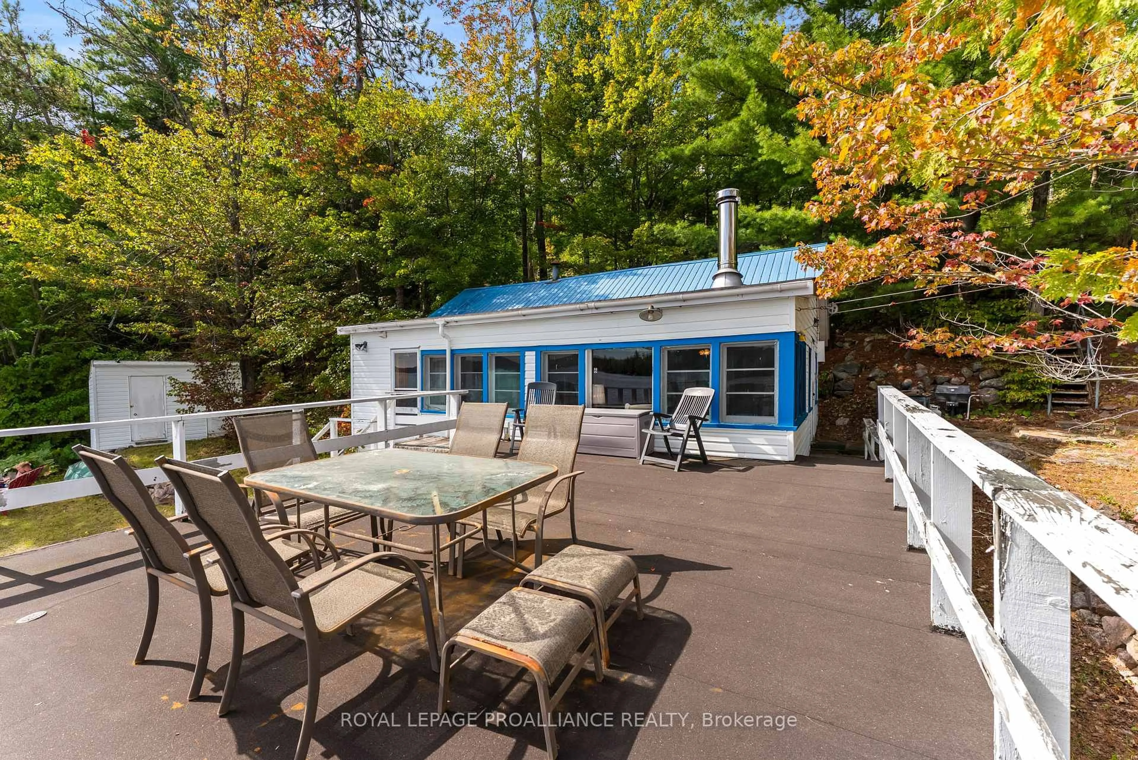 Patio, water/lake/river/ocean view for 17547 Highway 41, Cloyne Ontario K0H 1K0