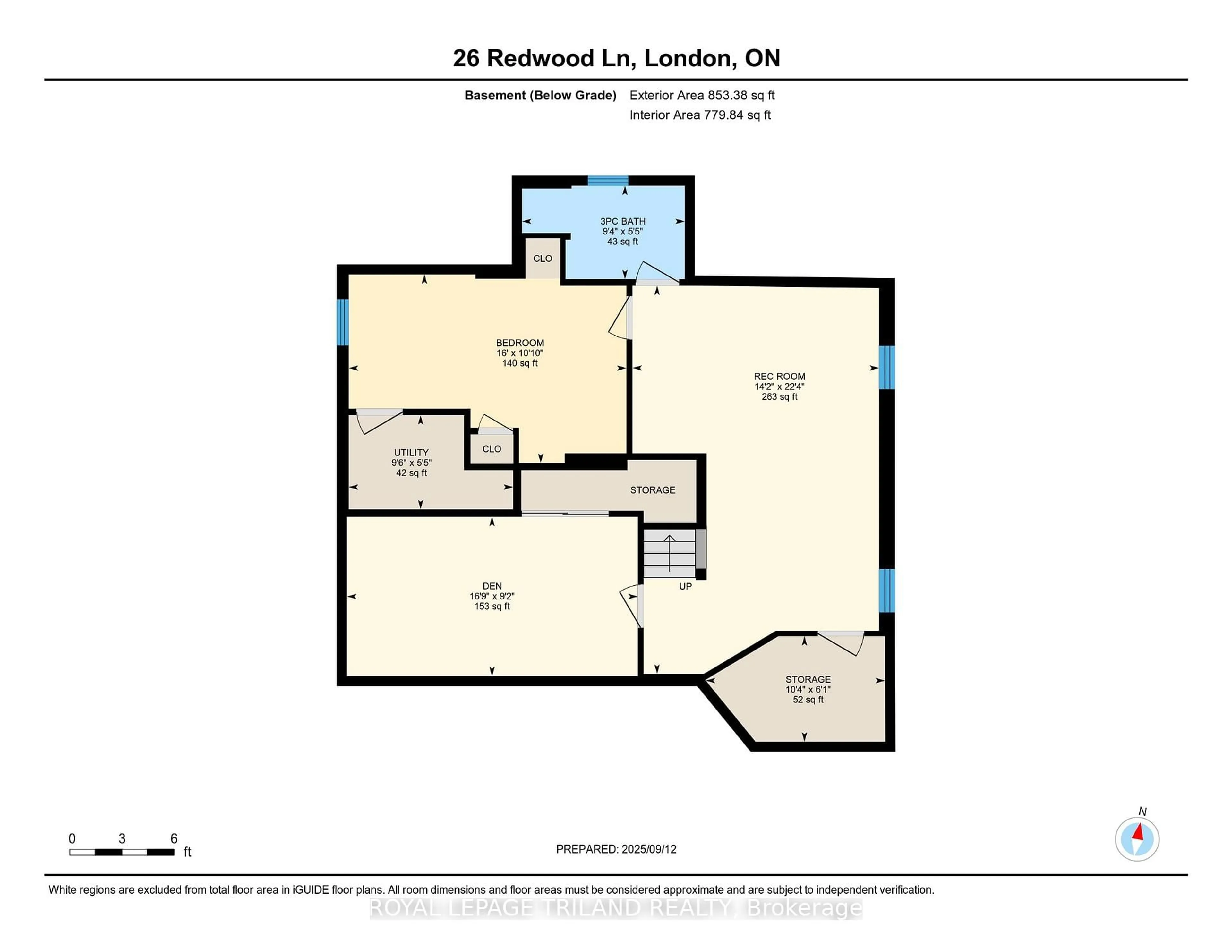 Floor plan for 26 Redwood Lane, London East Ontario N5V 4C4