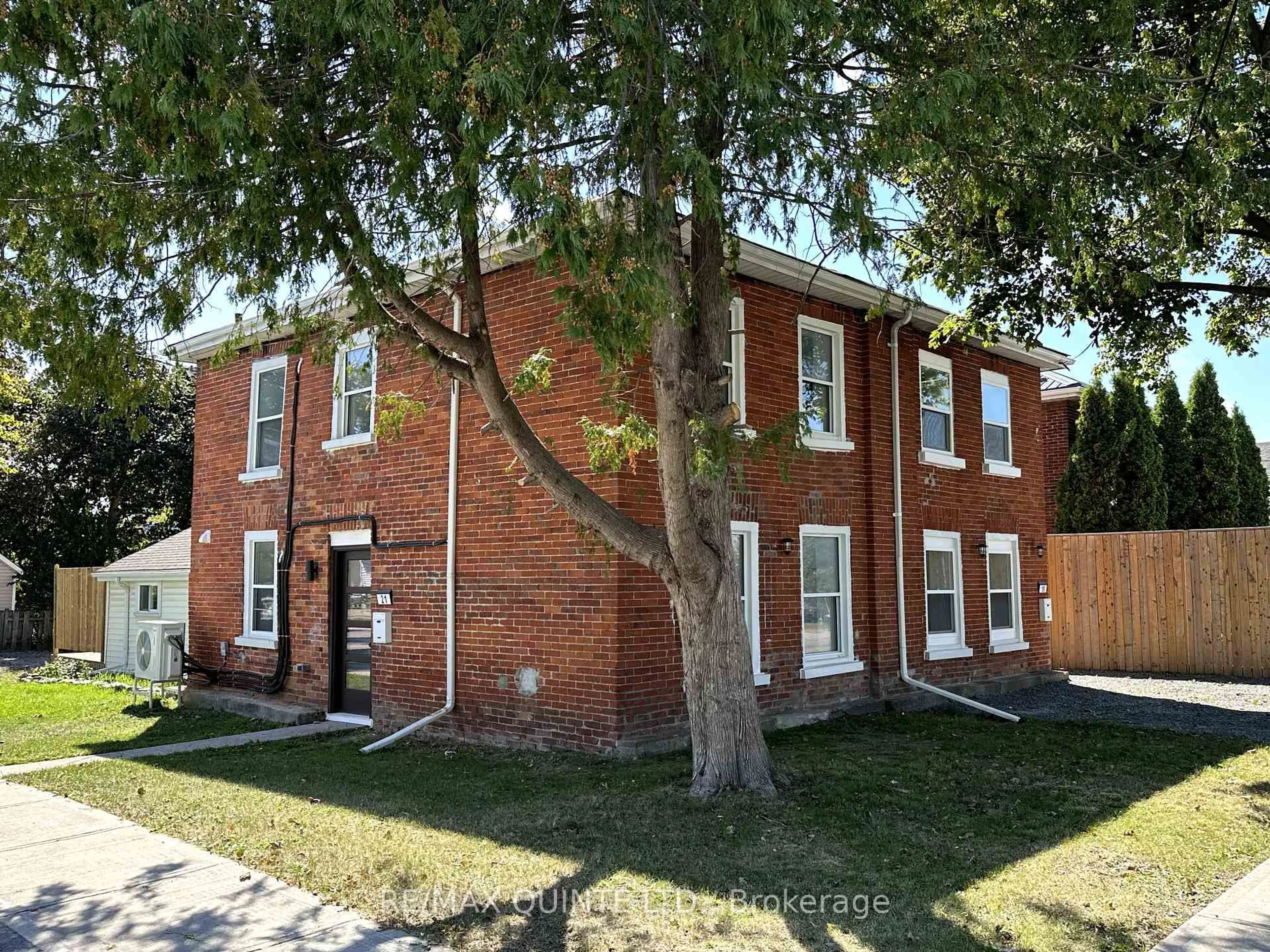 Home with brick exterior material, street for 19 & 21 Railway Terr, Belleville Ontario K8N 2R8