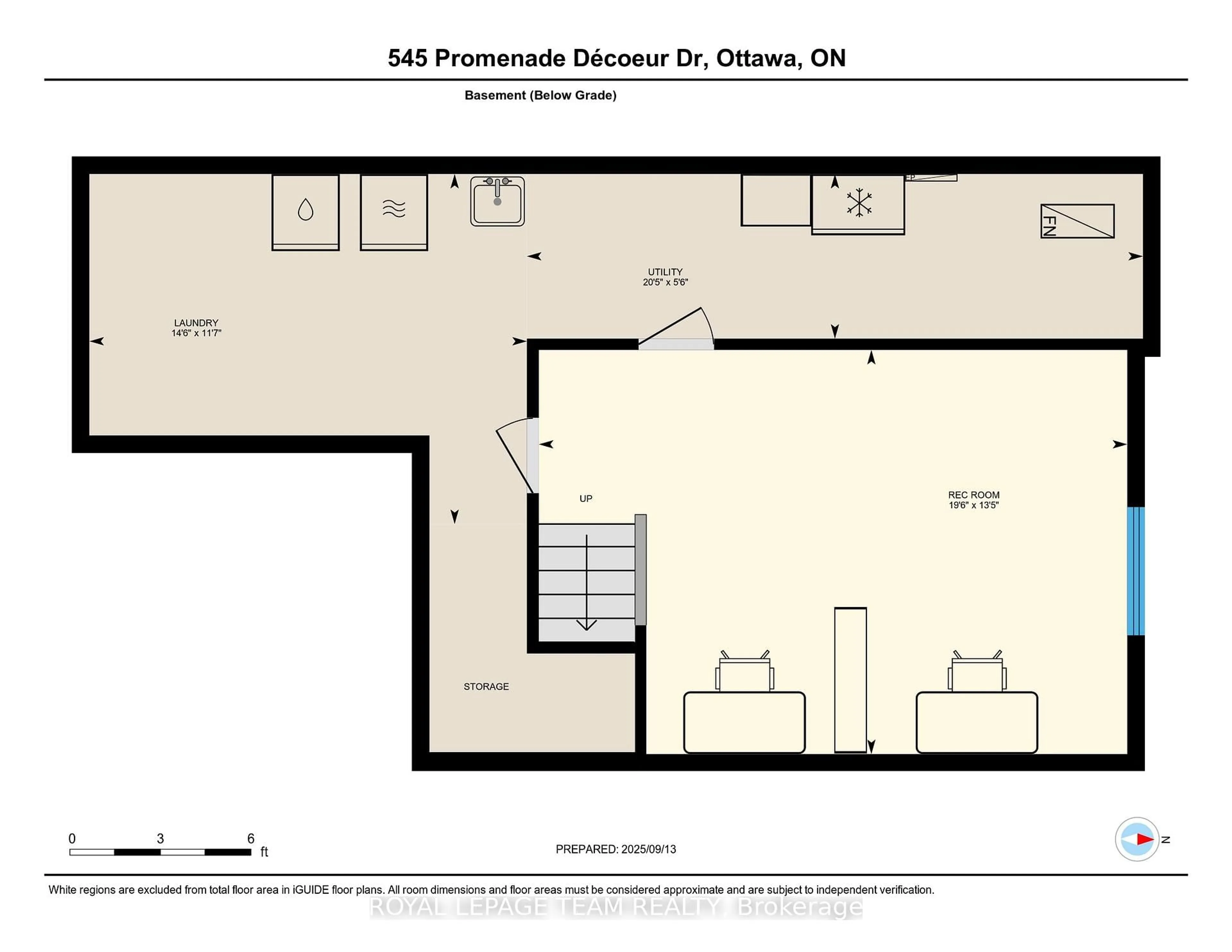 Floor plan for 545 Decoeur Dr, Ottawa Ontario K4A 5G7