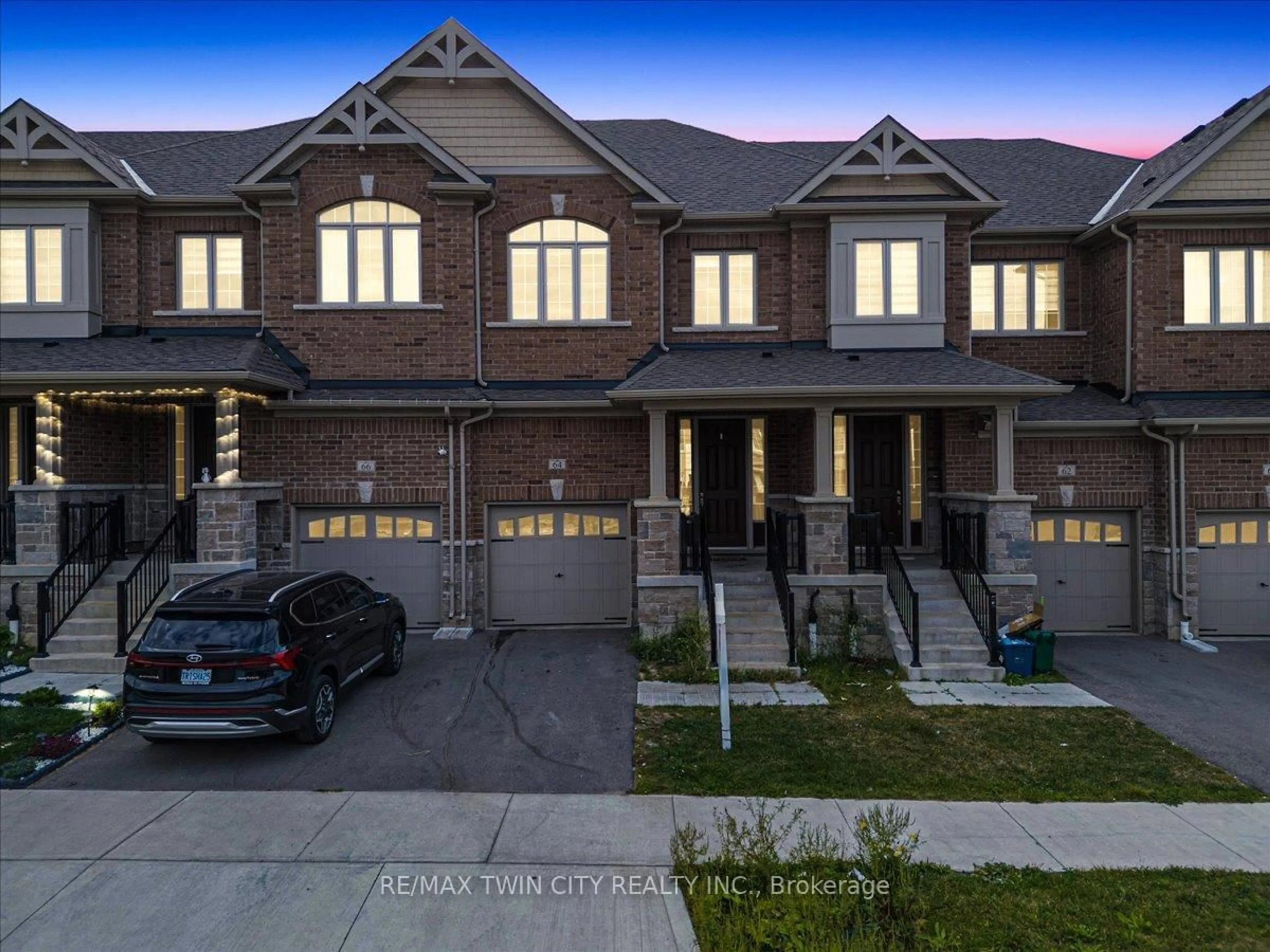Home with brick exterior material, street for 64 Grassbourne Ave, Kitchener Ontario N2R 0S5