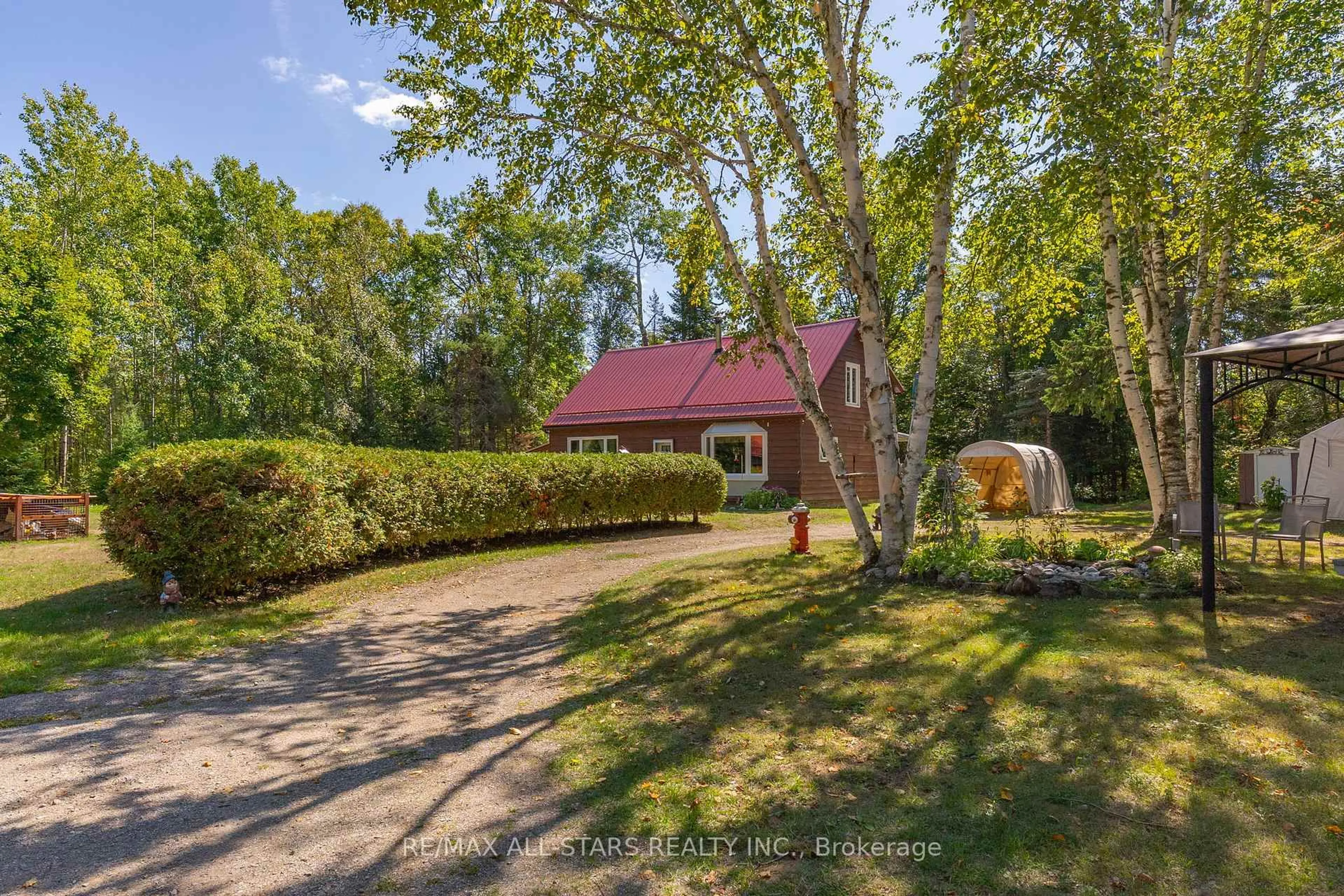 A pic from outside/outdoor area/front of a property/back of a property/a pic from drone, unknown for 315 Somerville 11 Concession, Kawartha Lakes Ontario K0M 1C0
