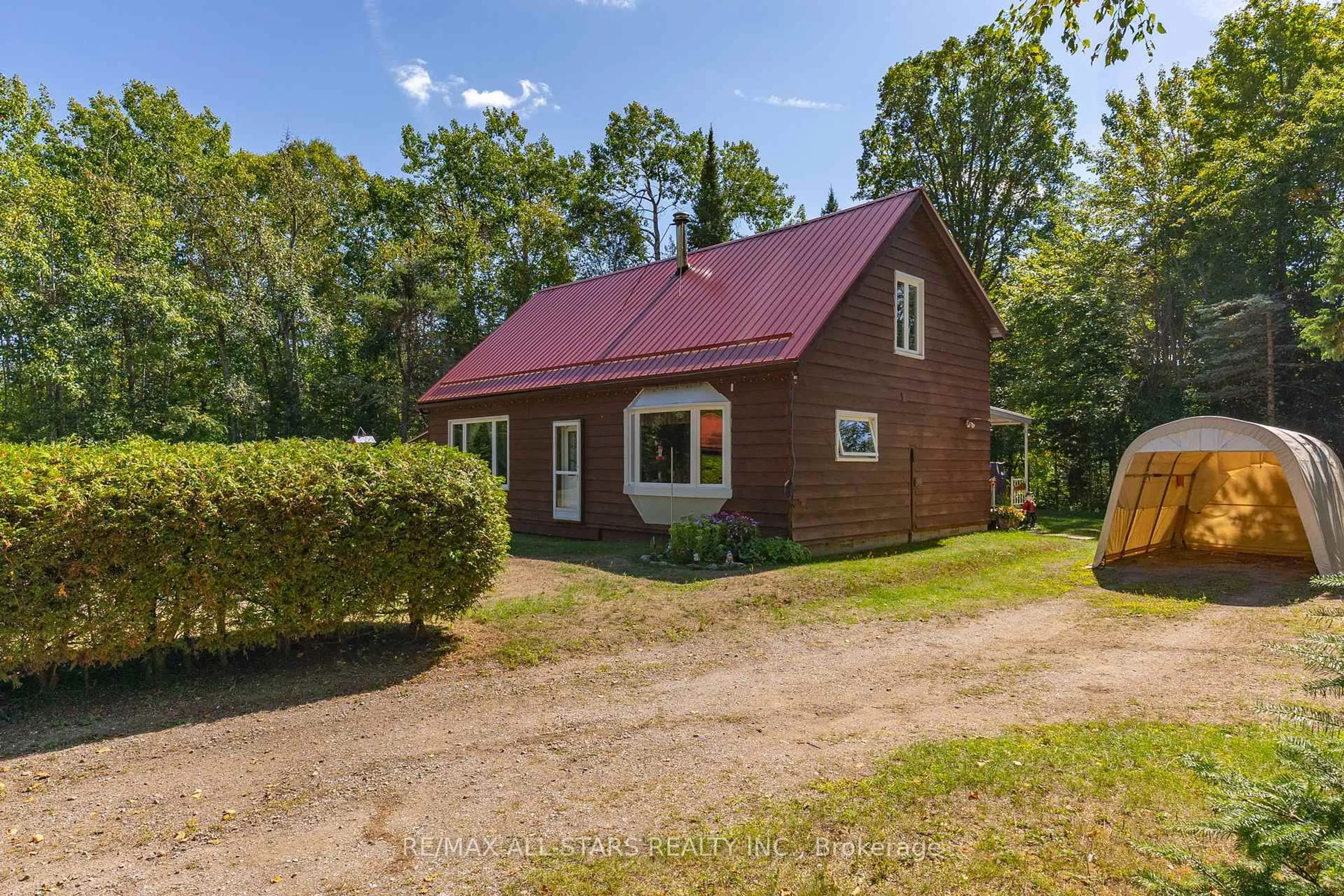 A pic from outside/outdoor area/front of a property/back of a property/a pic from drone, building for 315 Somerville 11 Concession, Kawartha Lakes Ontario K0M 1C0