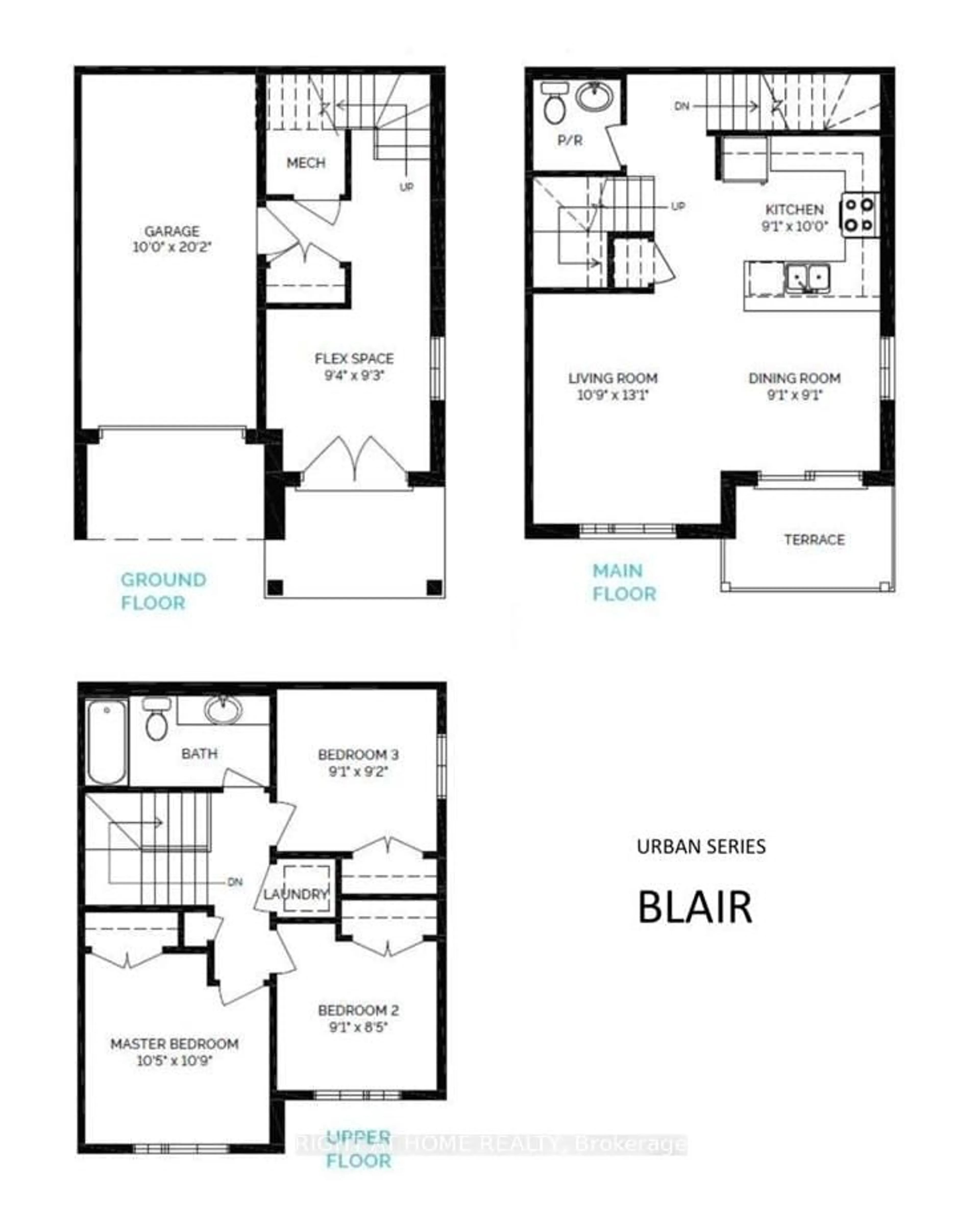Floor plan for 14 Dryden Lane, Hamilton Ontario N8H 1N4