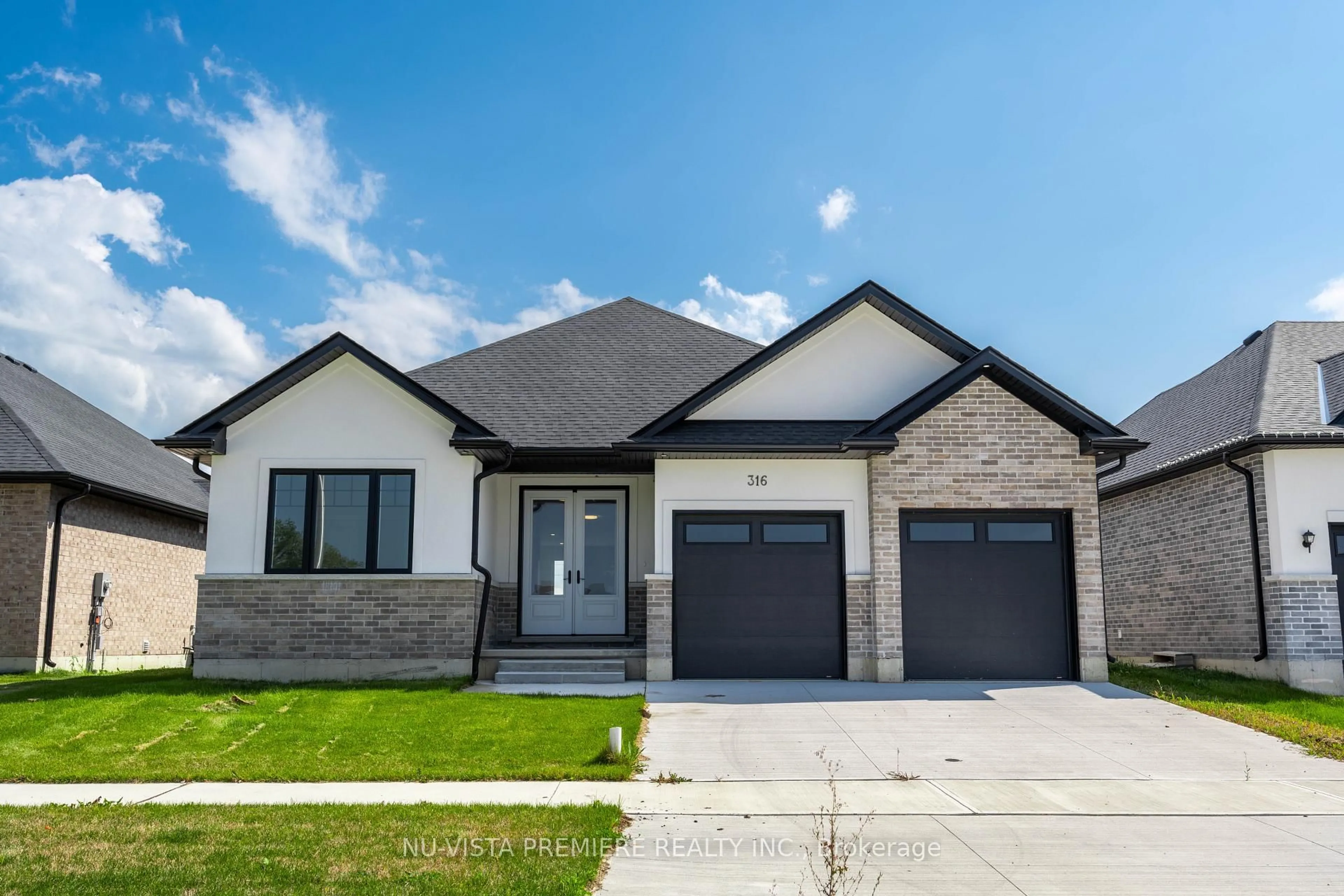 Home with brick exterior material, street for 316 STATHIS Blvd, Sarnia Ontario N6L 0B1