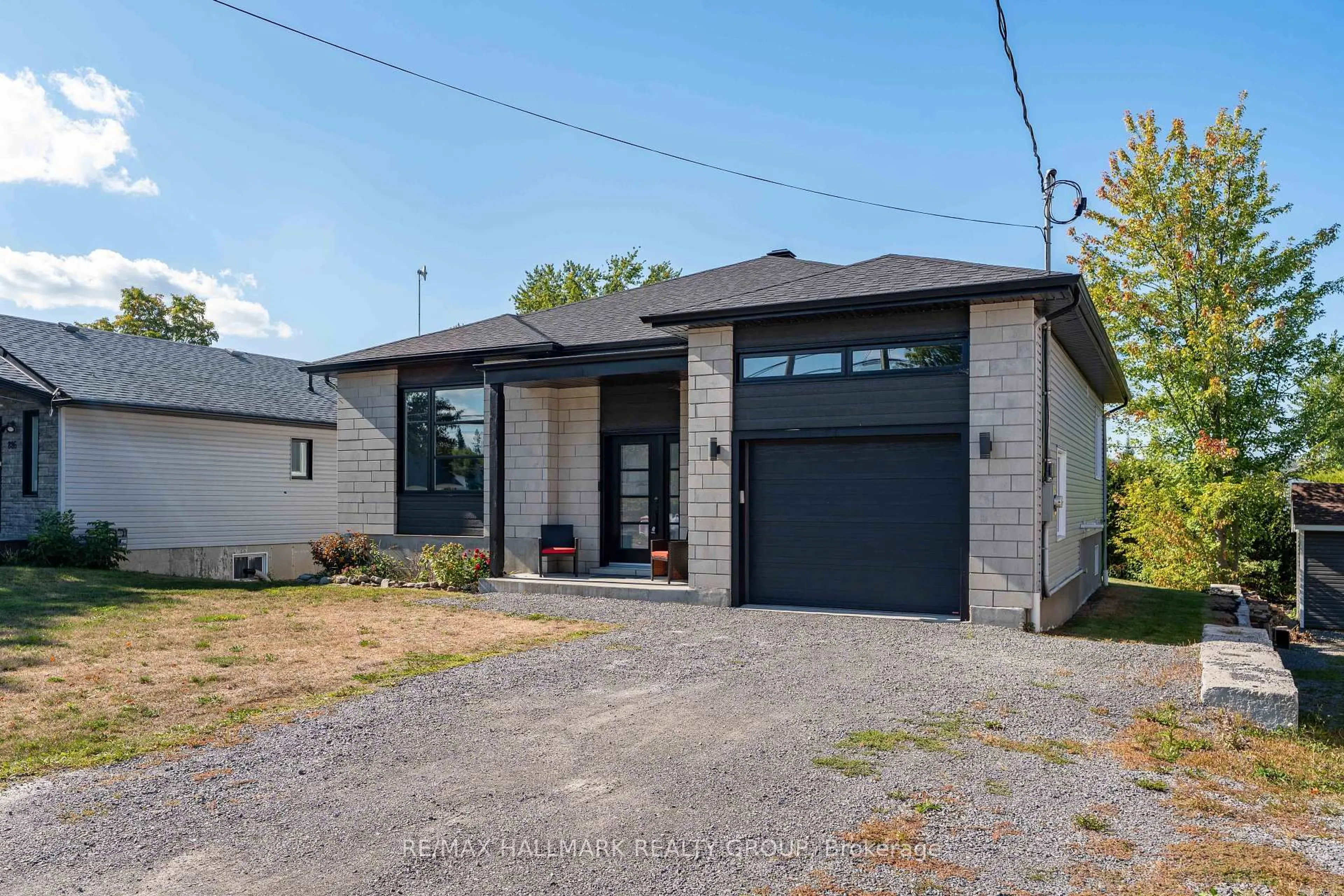 Home with brick exterior material, street for 882 FRONT Rd, Champlain Ontario K0B 1K0