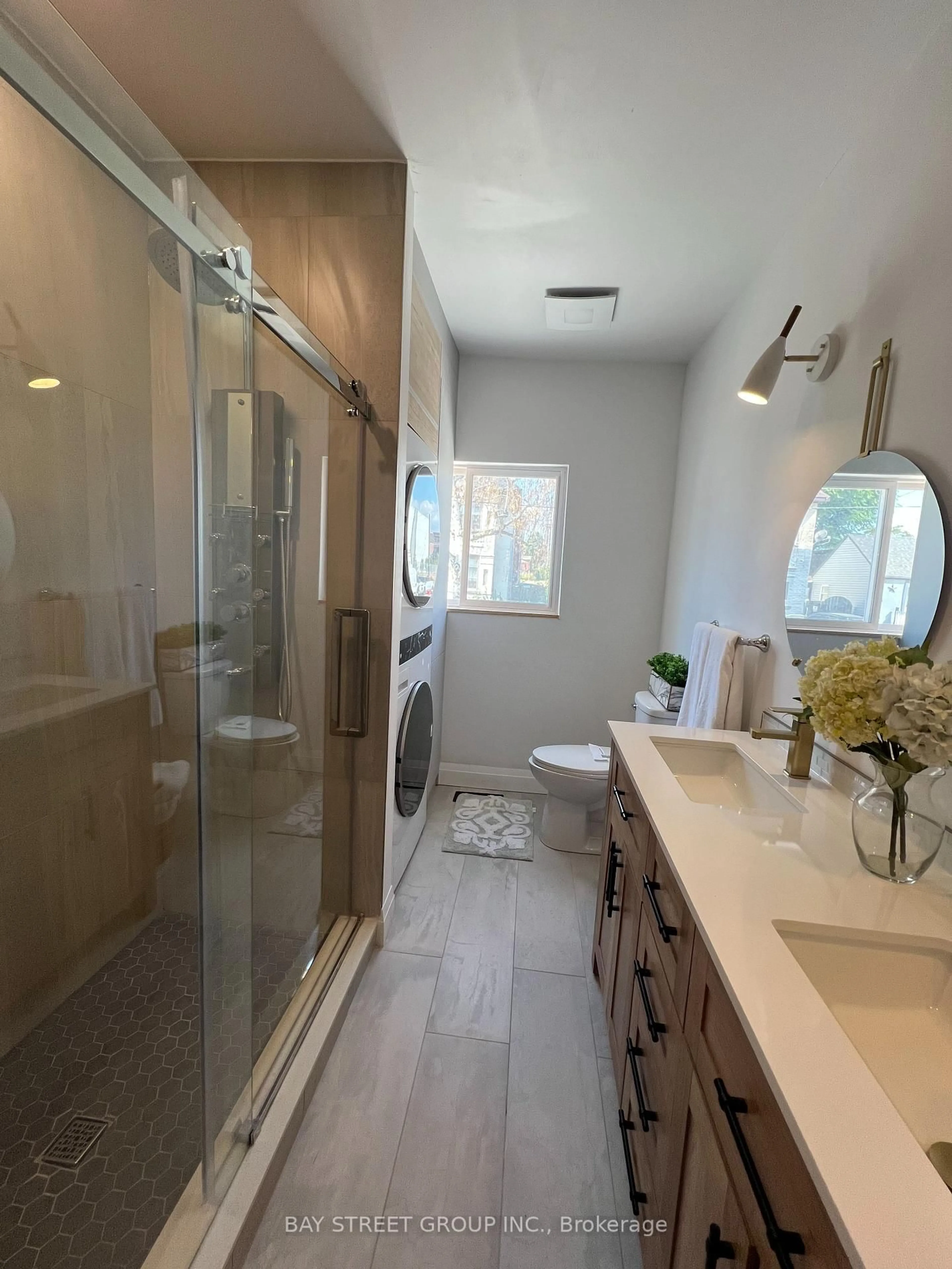 Contemporary bathroom, ceramic/tile floor for 396 Emerald St, Hamilton Ontario L8L 5L9