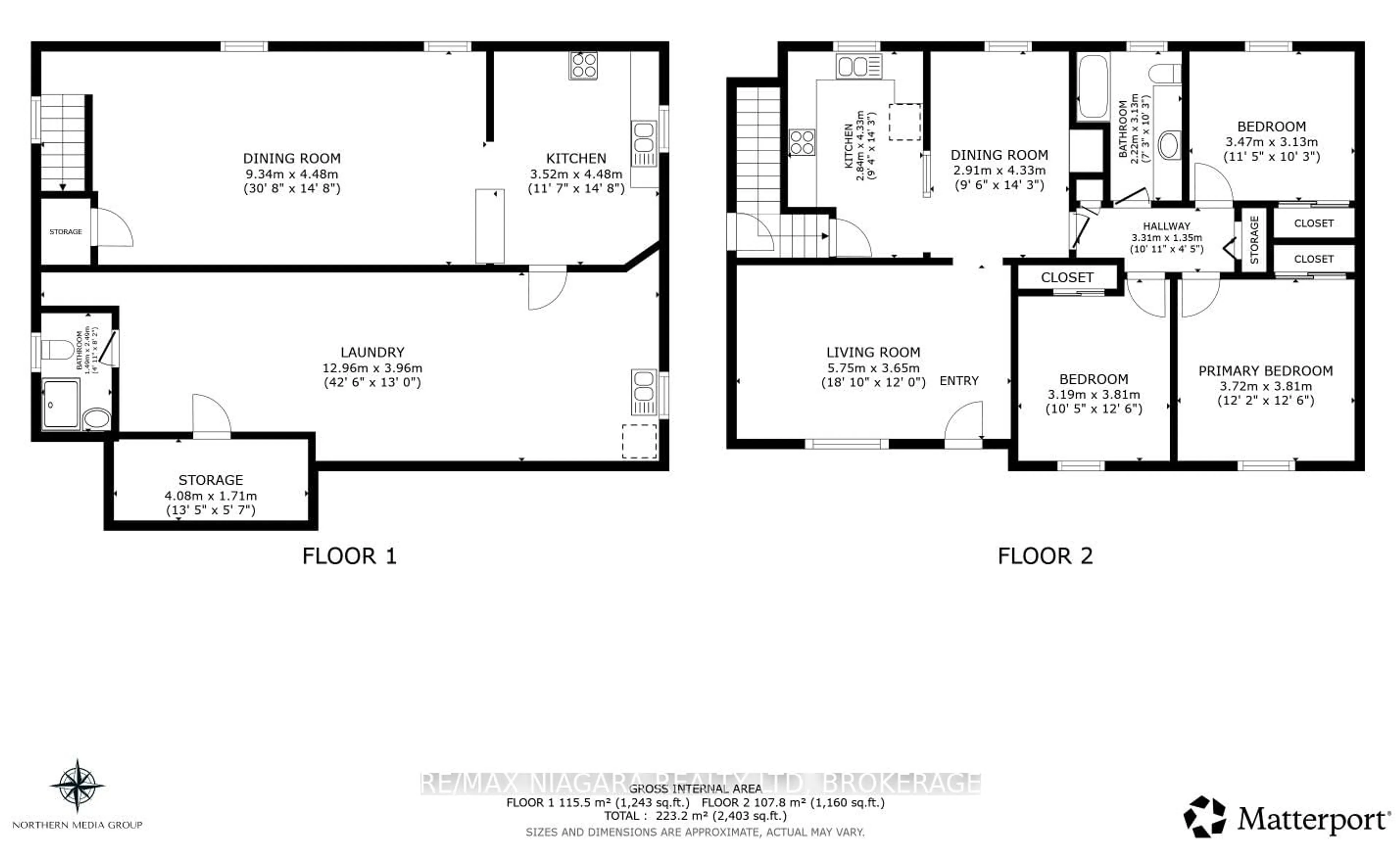 Floor plan for 520 Sutherland Ave, Welland Ontario L3B 5A3