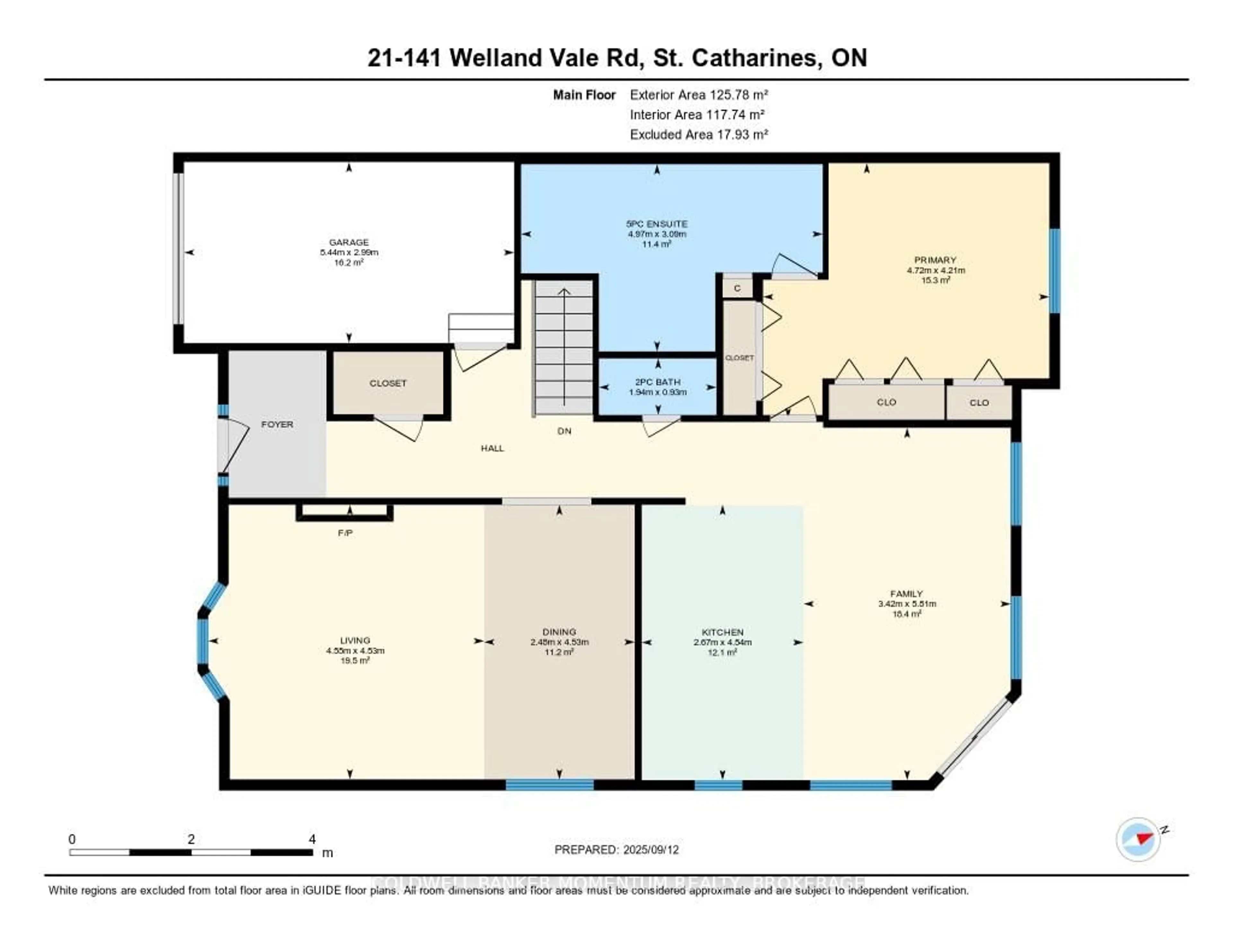 Floor plan for 141 Welland Vale Rd #21, St. Catharines Ontario L2S 3S7