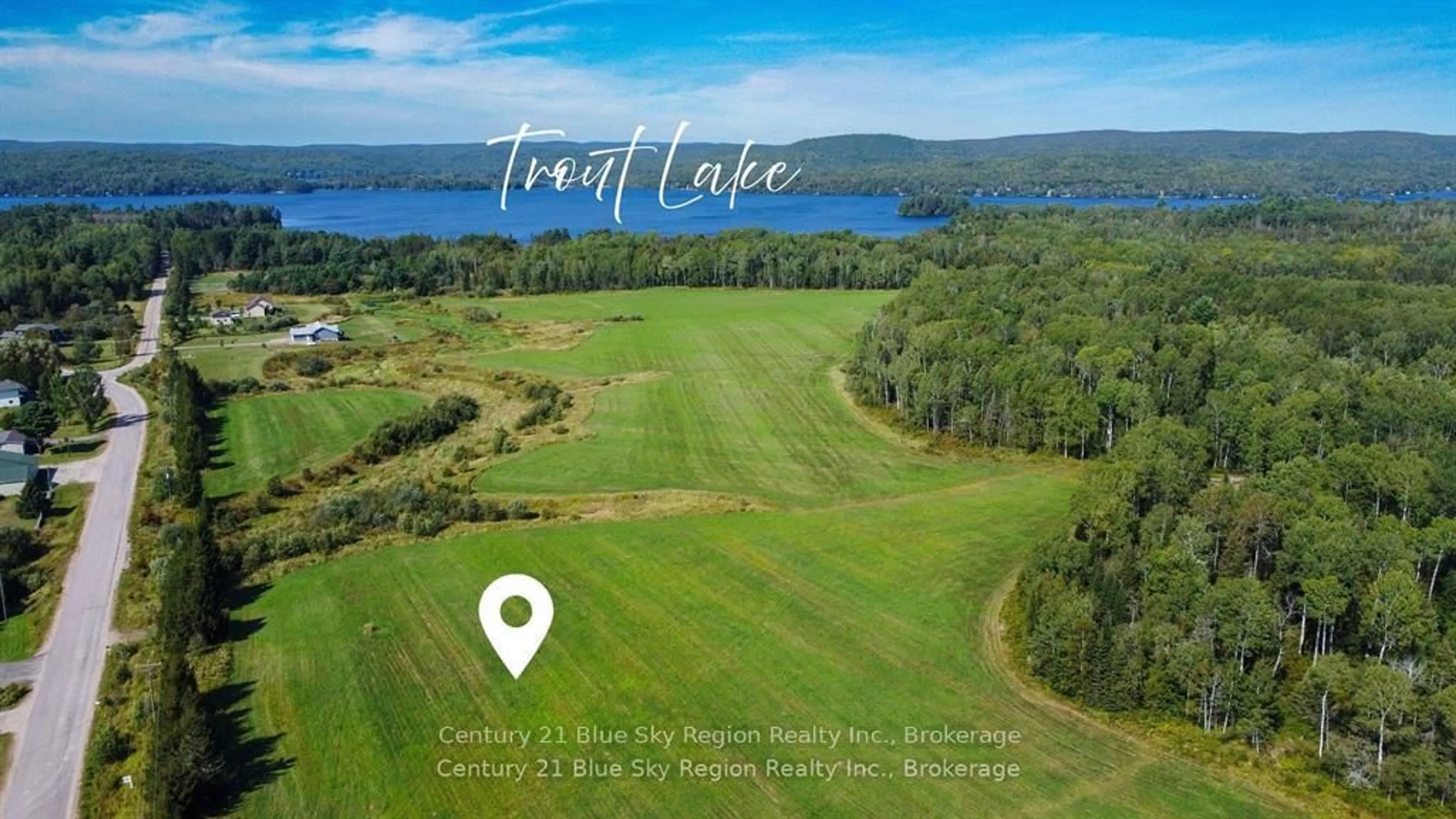 A pic from outside/outdoor area/front of a property/back of a property/a pic from drone, water/lake/river/ocean view for Lot 2 Centennial Cres, East Ferris Ontario P0H 1K0