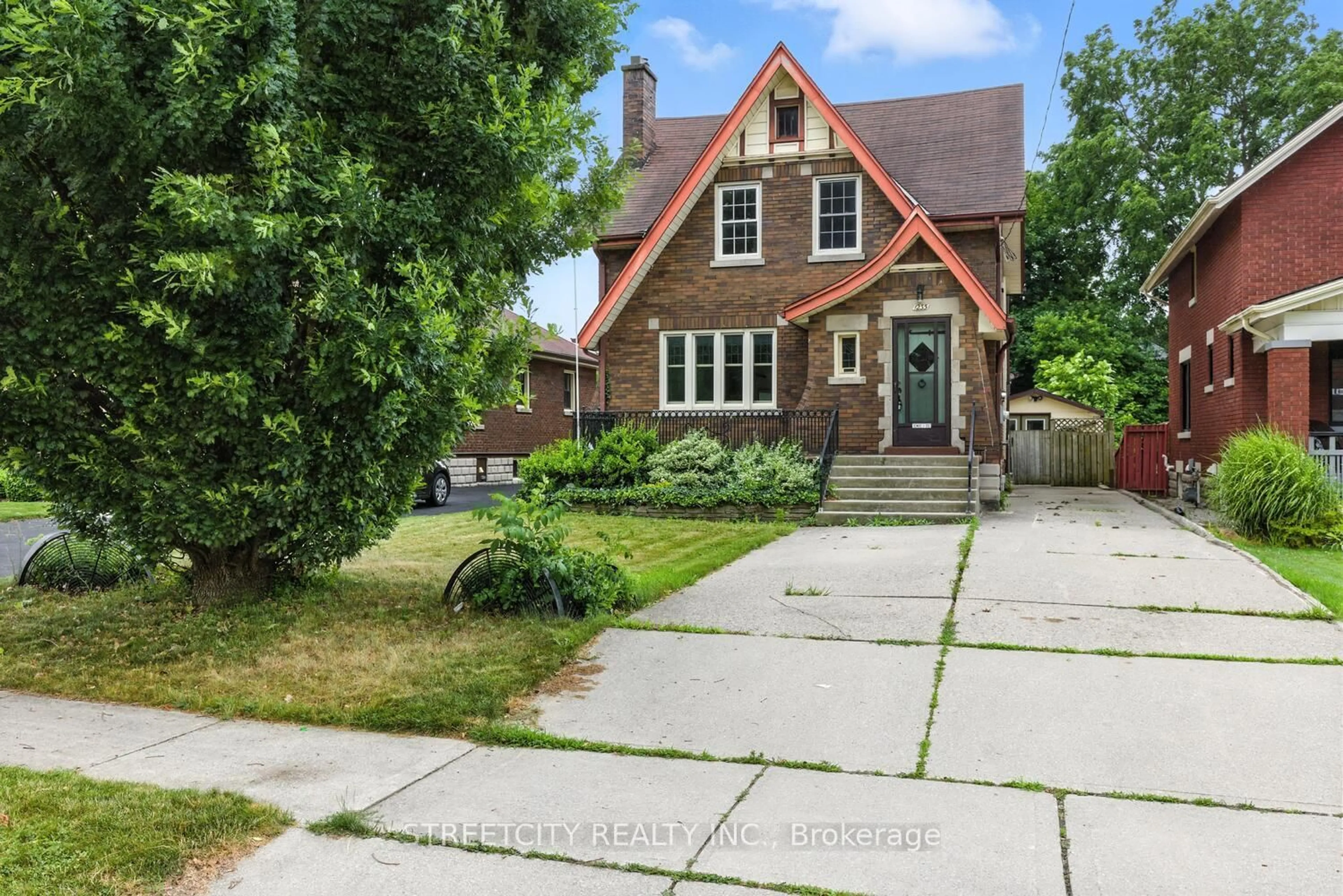 Home with brick exterior material, street for 1235 King St, London East Ontario N5W 2Y3