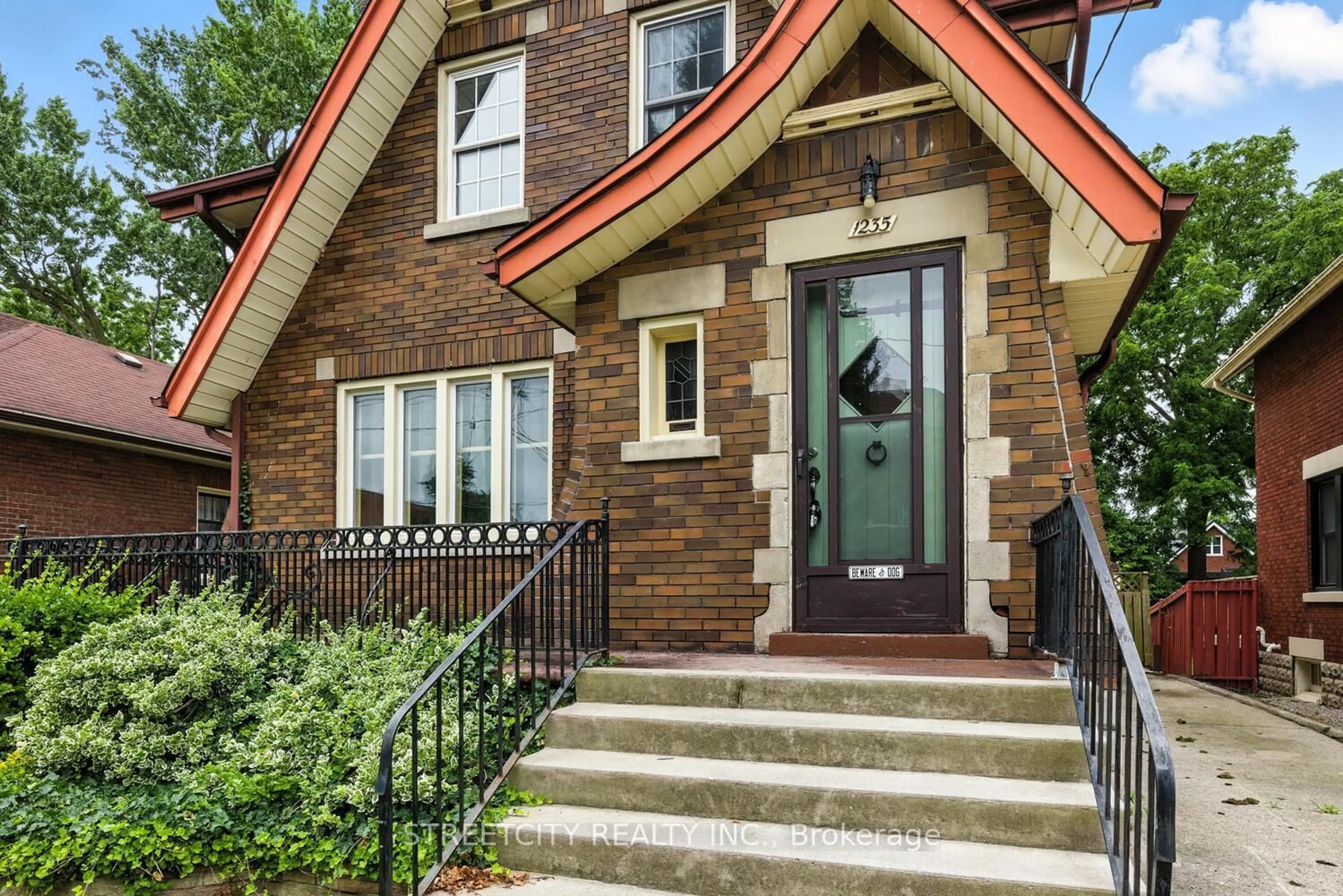 Home with brick exterior material, street for 1235 King St, London East Ontario N5W 2Y3