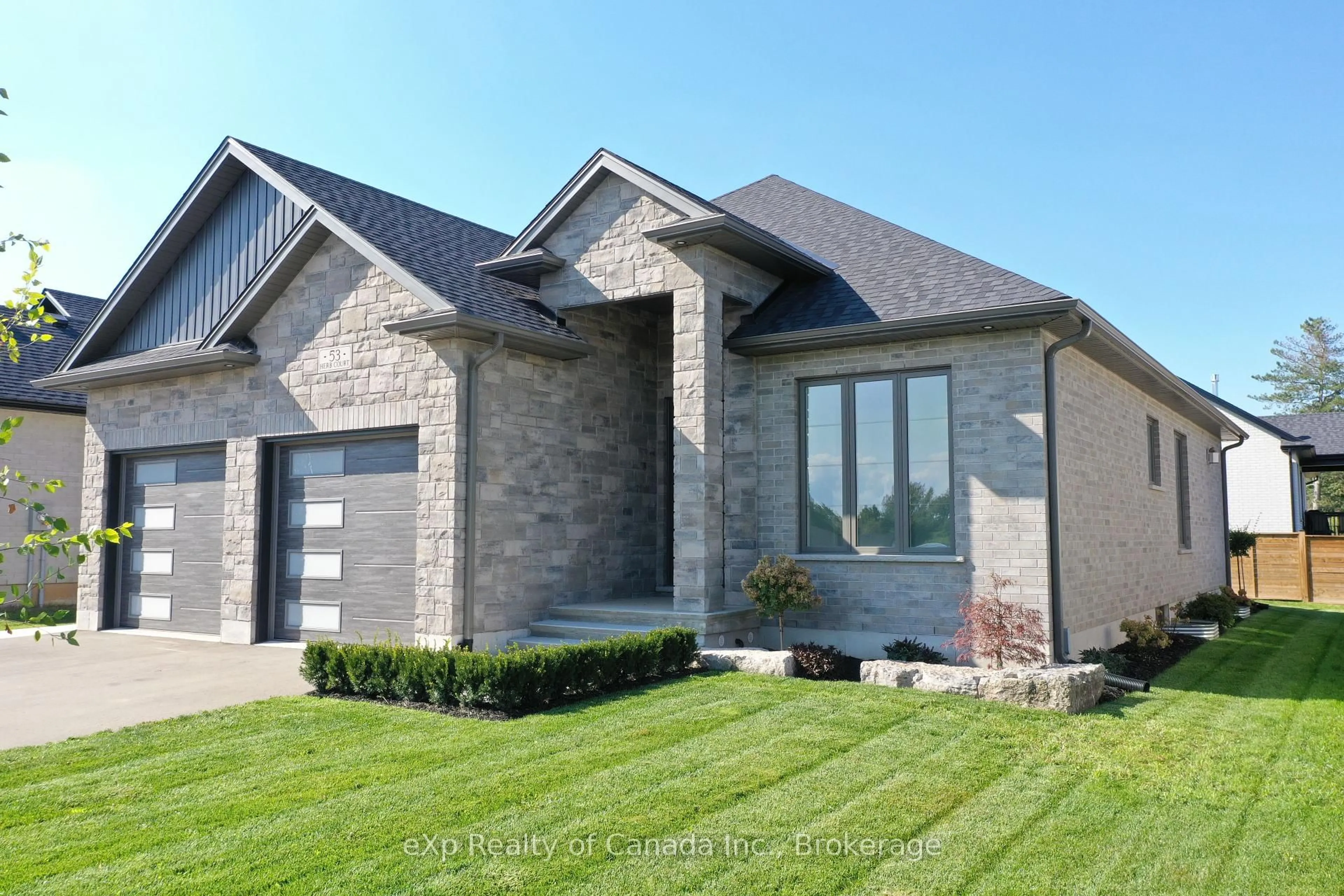 Home with brick exterior material, street for 53 Herb St, Norwich Ontario N0J 1P0