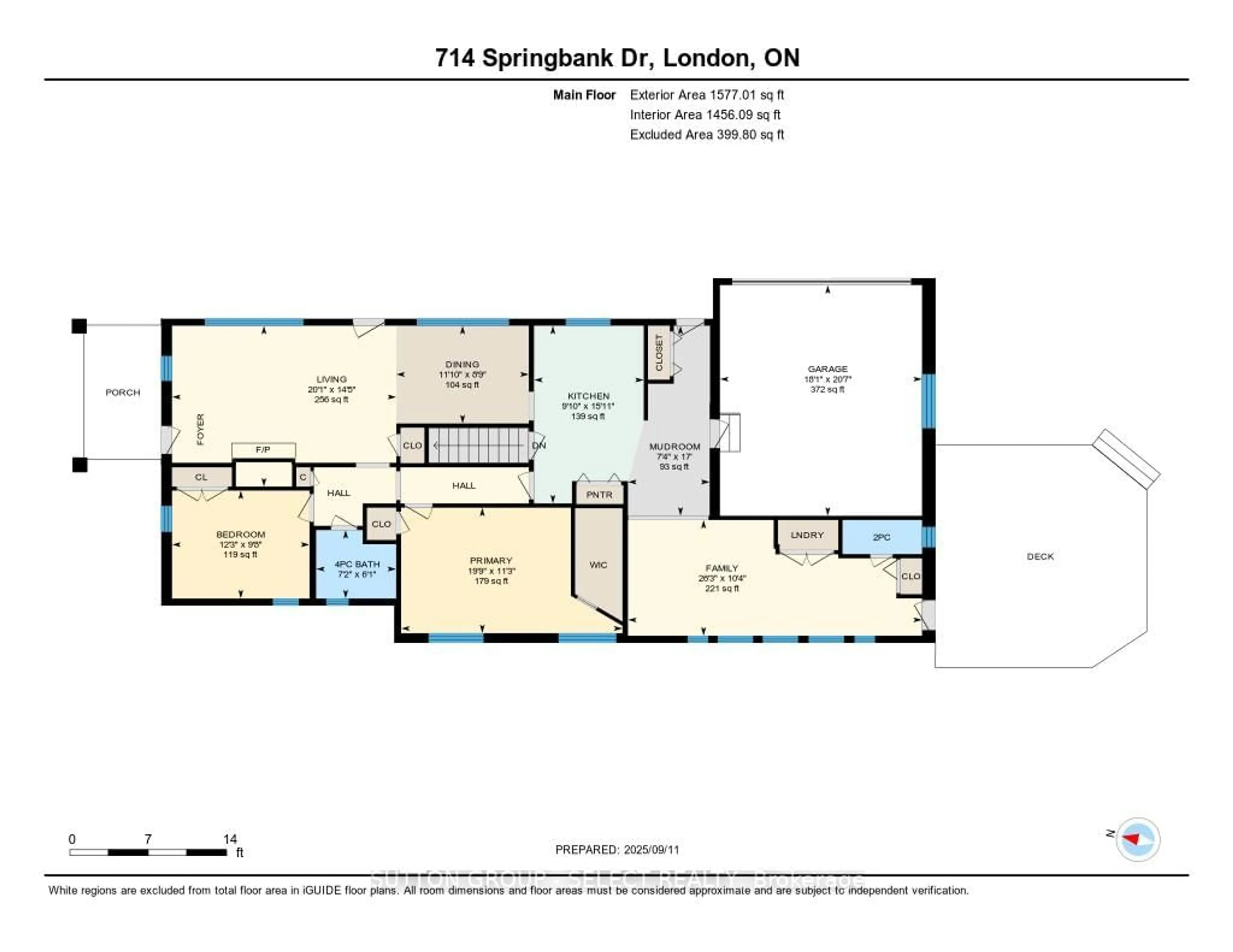Floor plan for 714 Springbank Dr, London South Ontario N6K 1A3