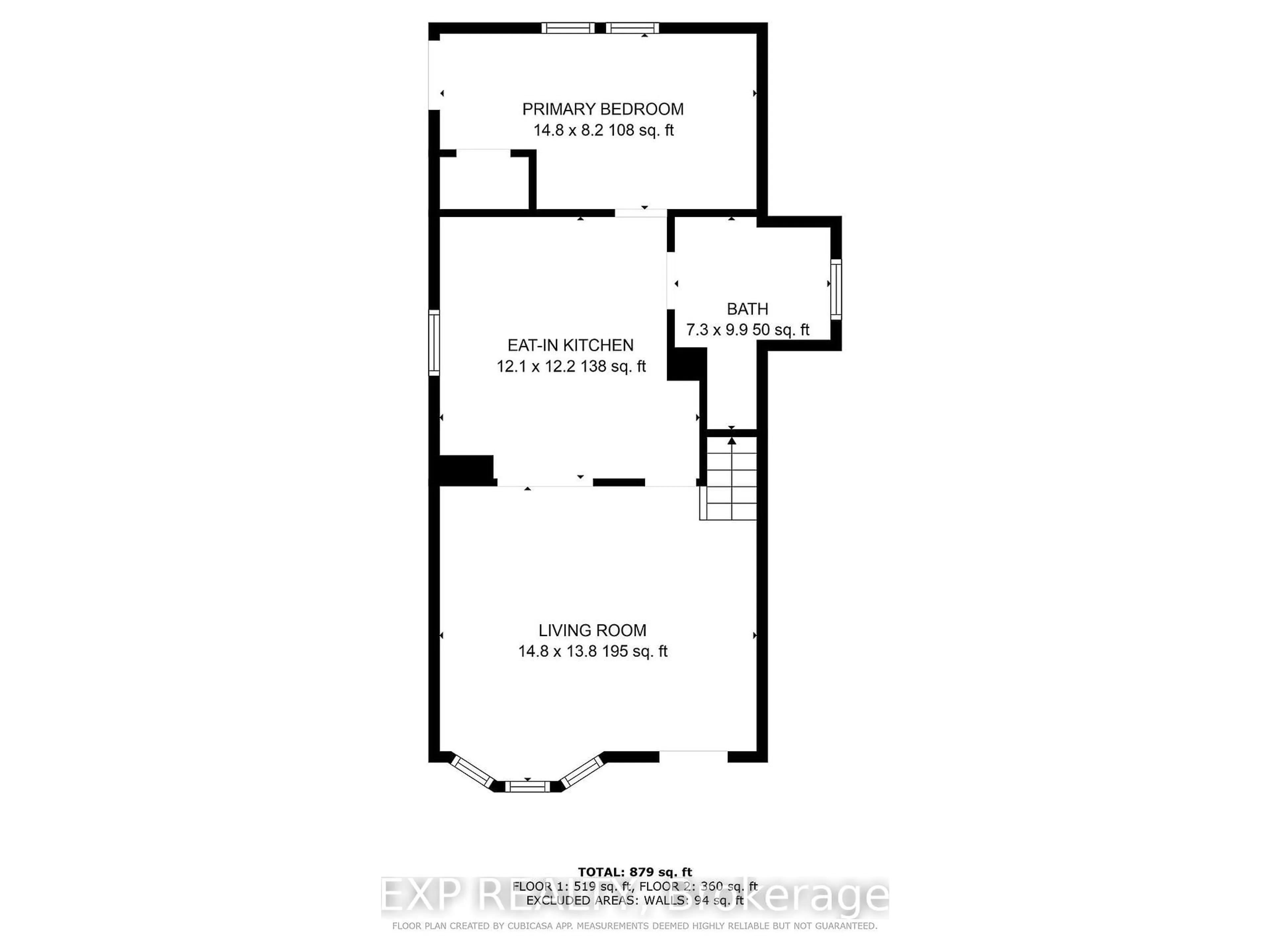Floor plan for 217 Fairfield Ave, Hamilton Ontario L8H 5H5