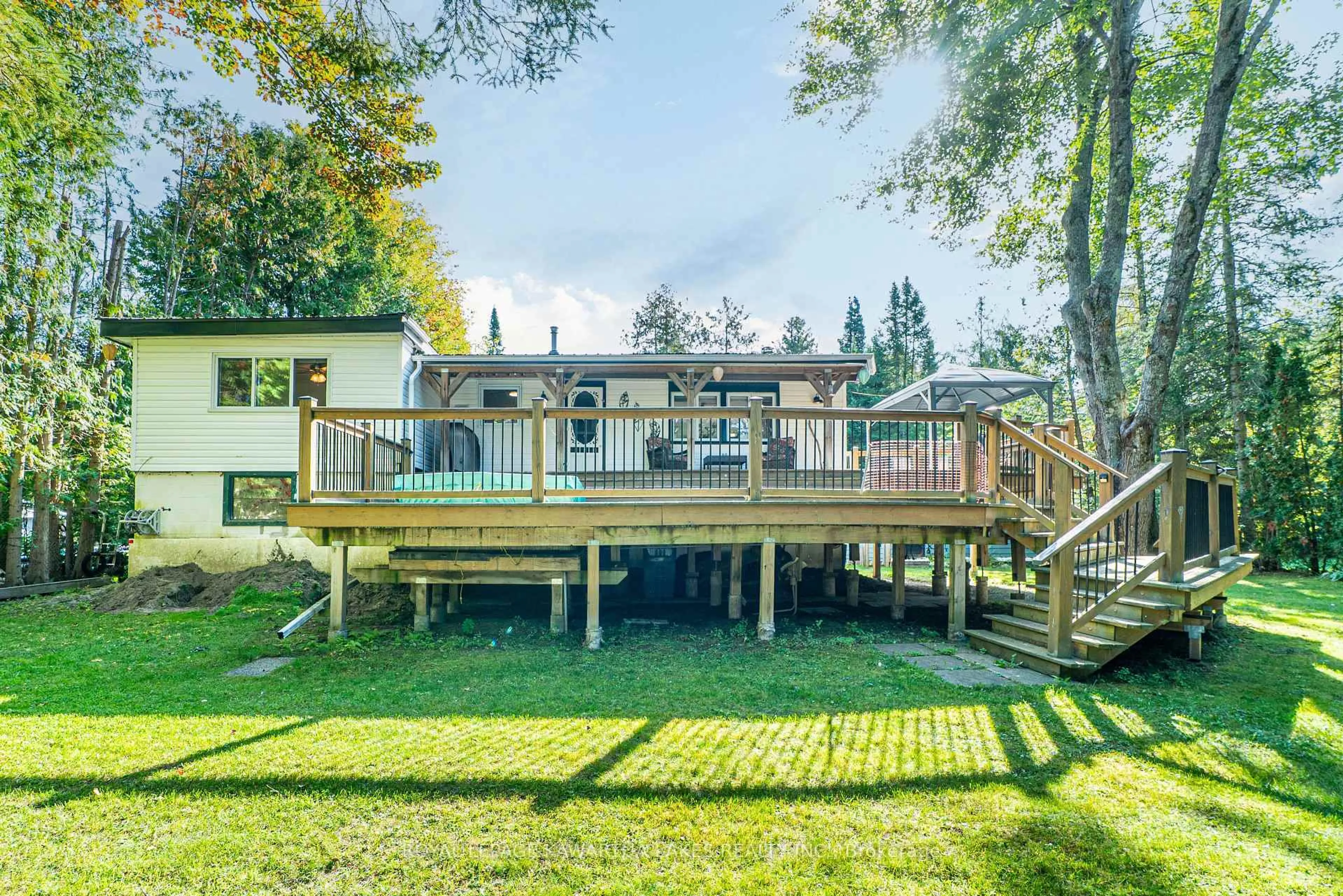 Patio, water/lake/river/ocean view for 72 River Rd, Kawartha Lakes Ontario K0M 1N0