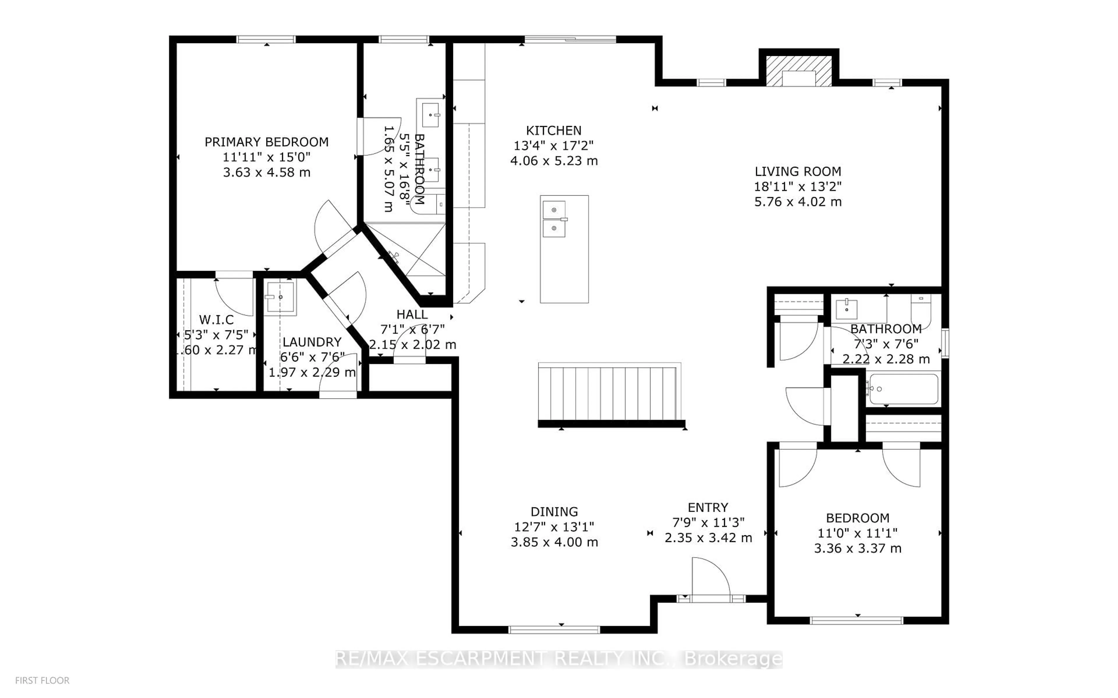 Floor plan for 63 Cesar Pl, Hamilton Ontario L9G 0G3