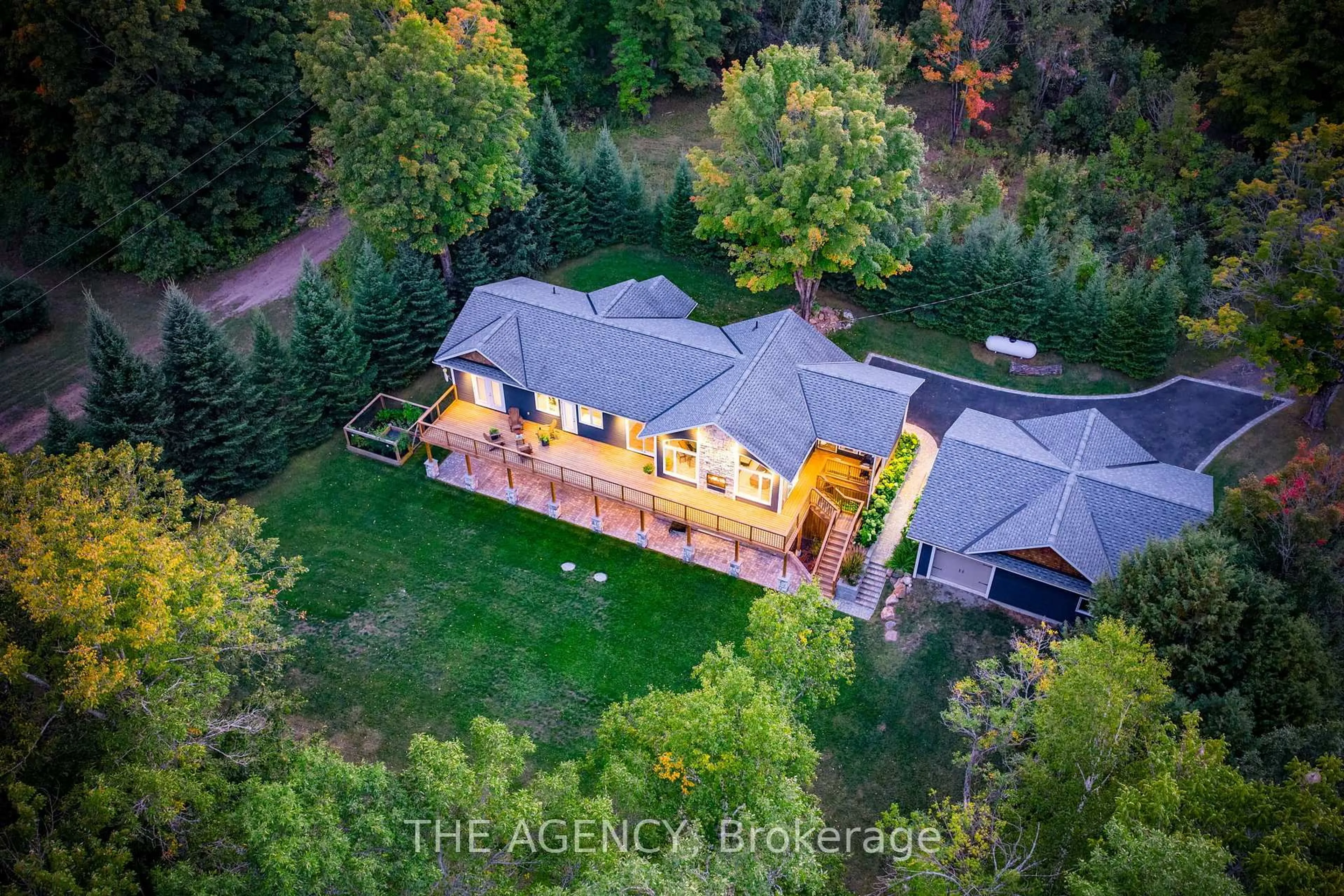A pic from outside/outdoor area/front of a property/back of a property/a pic from drone, unknown for 1158 Camp Gayventure Crt, Minden Hills Ontario K0M 2K0