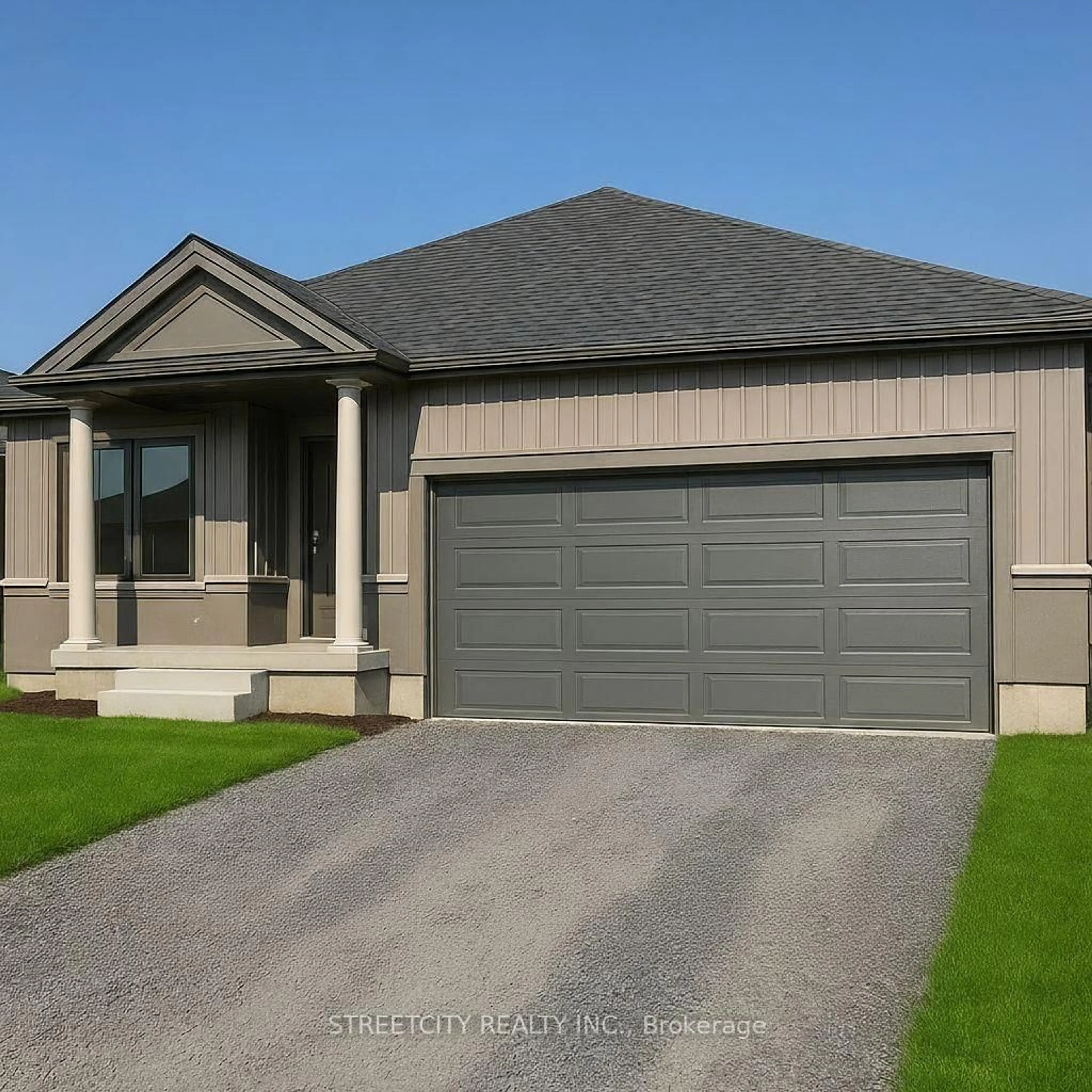Home with vinyl exterior material, street for 32 Bounty Ave, Thorold Ontario L2V 0B7