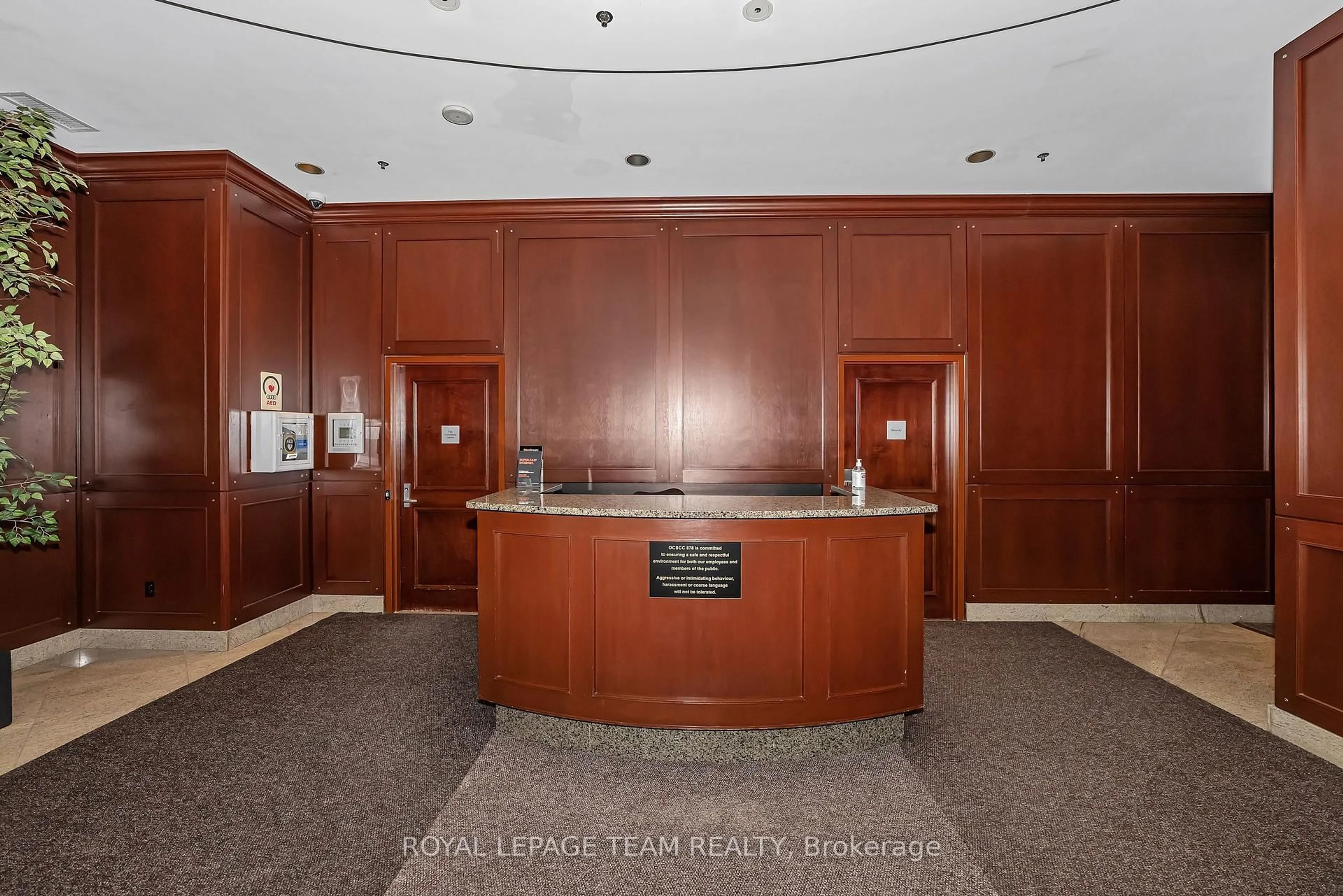 Lobby for 234 Rideau St #205, Ottawa Ontario K1N 0A9