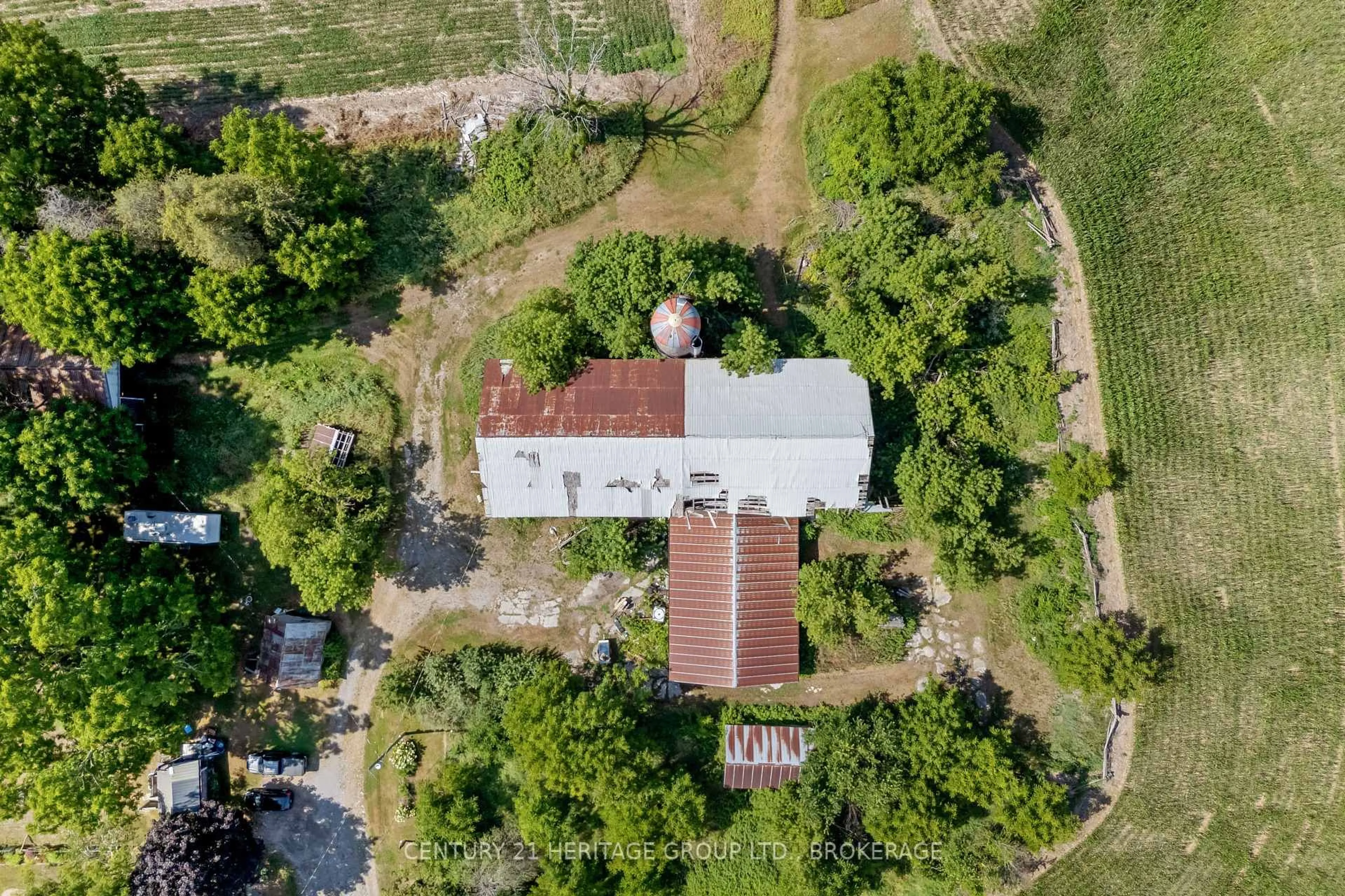 A pic from outside/outdoor area/front of a property/back of a property/a pic from drone, building for 4734 County Rd 2, Asphodel-Norwood Ontario K0L 1Y0