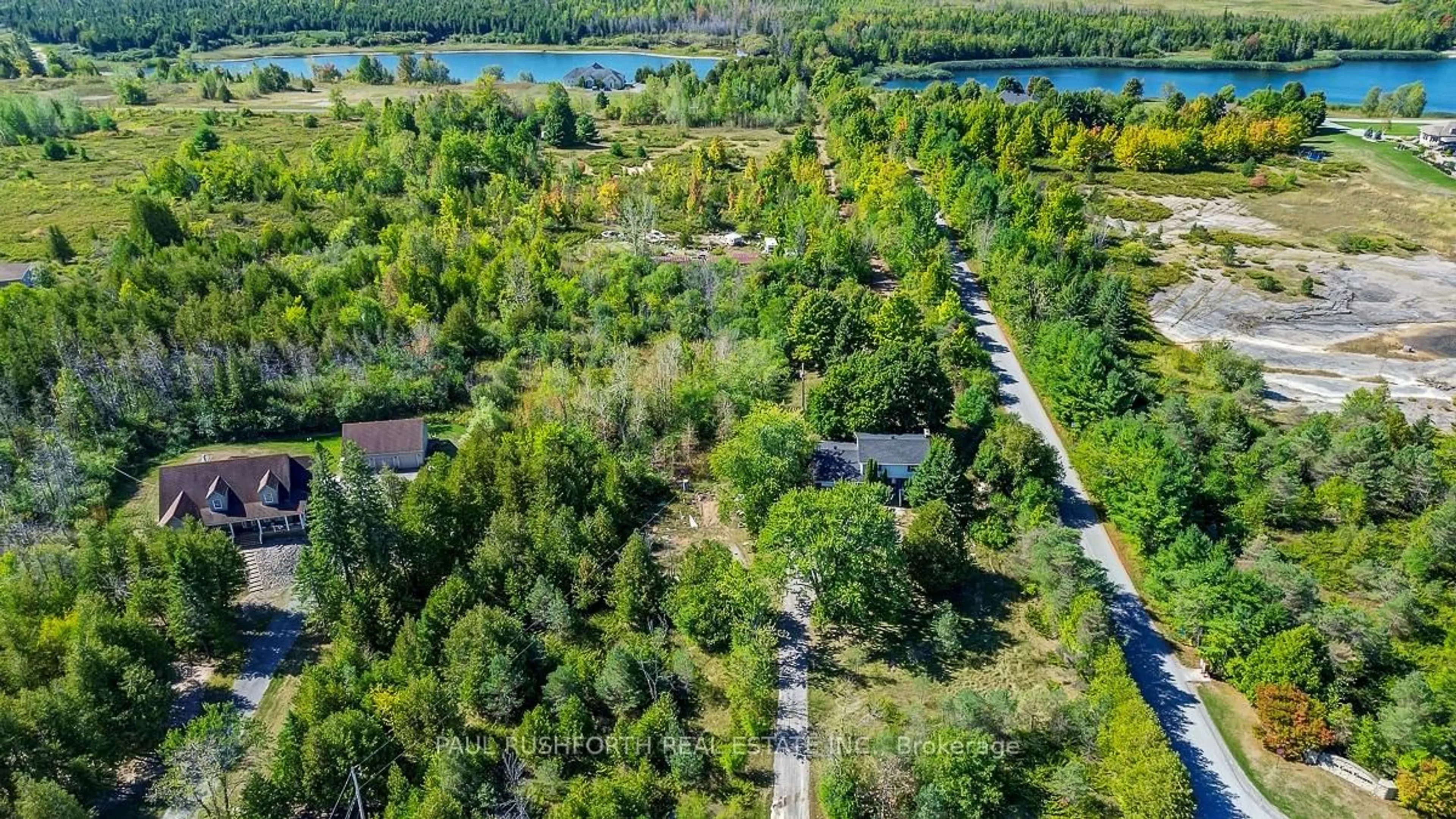 A pic from outside/outdoor area/front of a property/back of a property/a pic from drone, forest/trees view for 1195 Howie Rd, Carp Ontario K0A 1L0