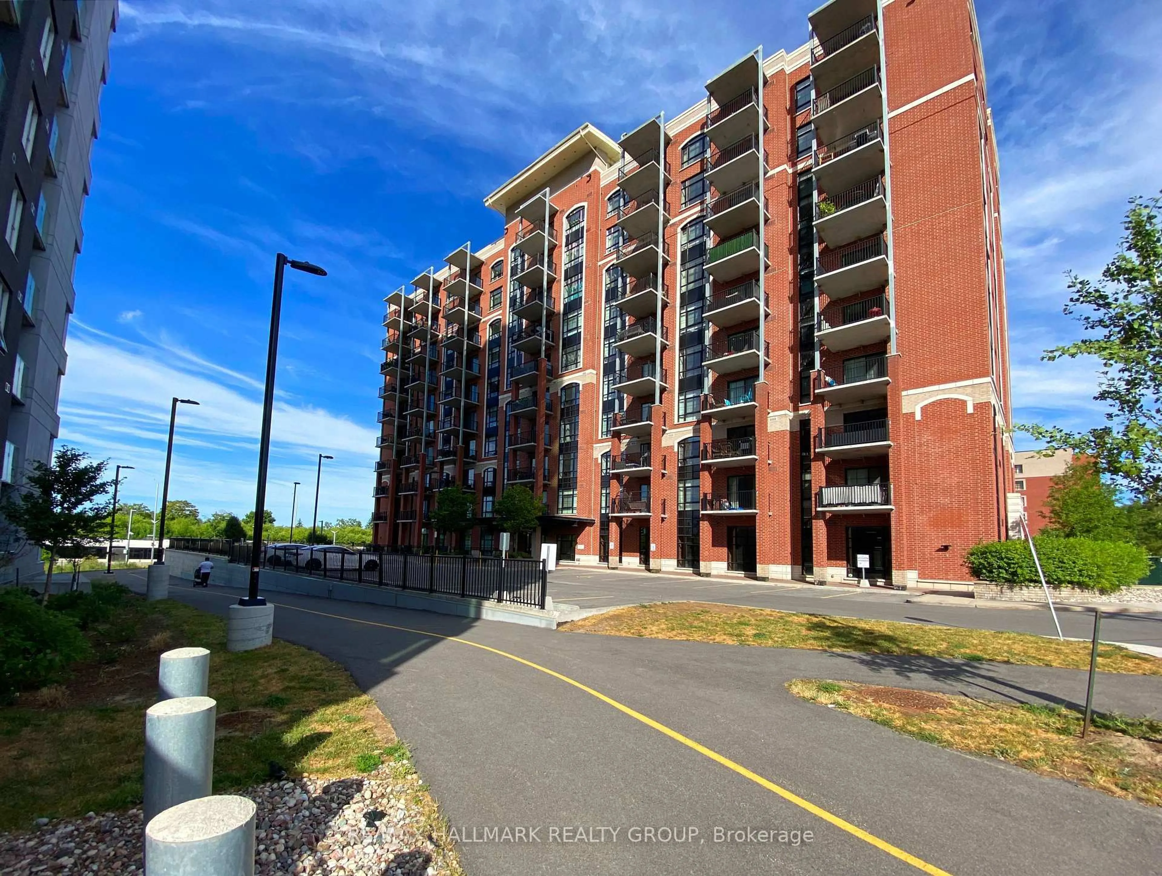 A pic from outside/outdoor area/front of a property/back of a property/a pic from drone, street for 555 Anand Private #208, Ottawa Ontario K1V 2R7