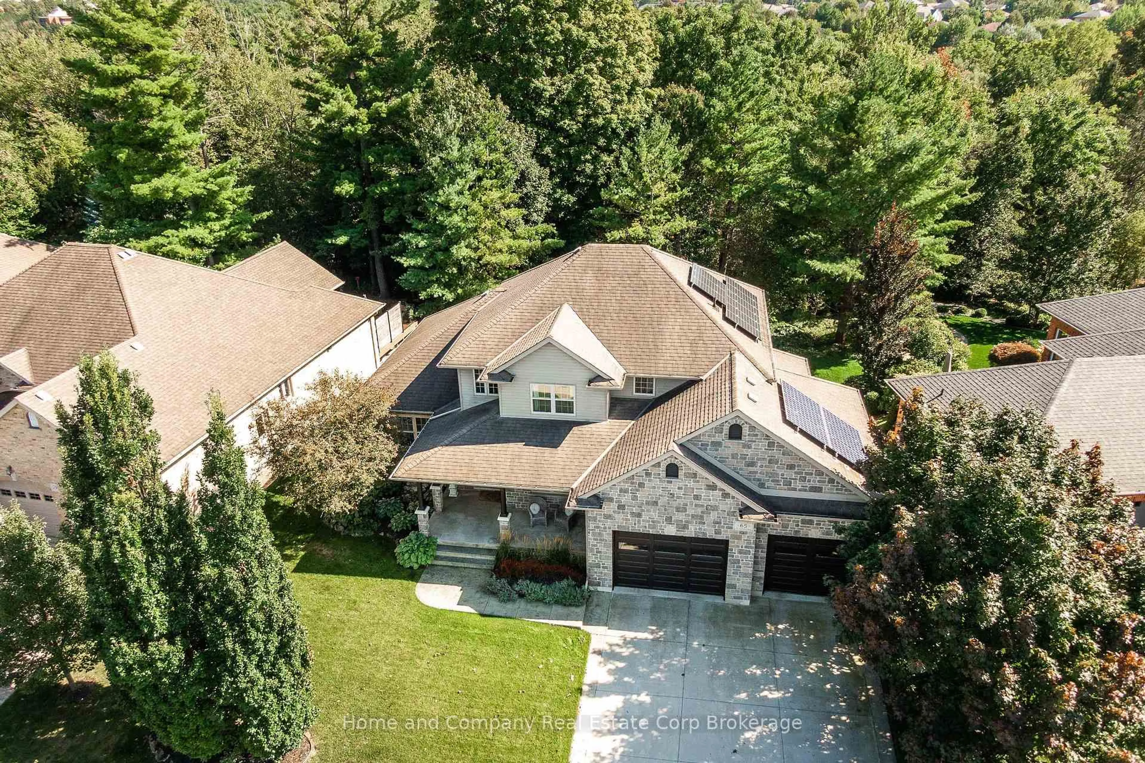 A pic from outside/outdoor area/front of a property/back of a property/a pic from drone, mountain view for 65 Sir Adam Beck Rd, Stratford Ontario N5A 8B9