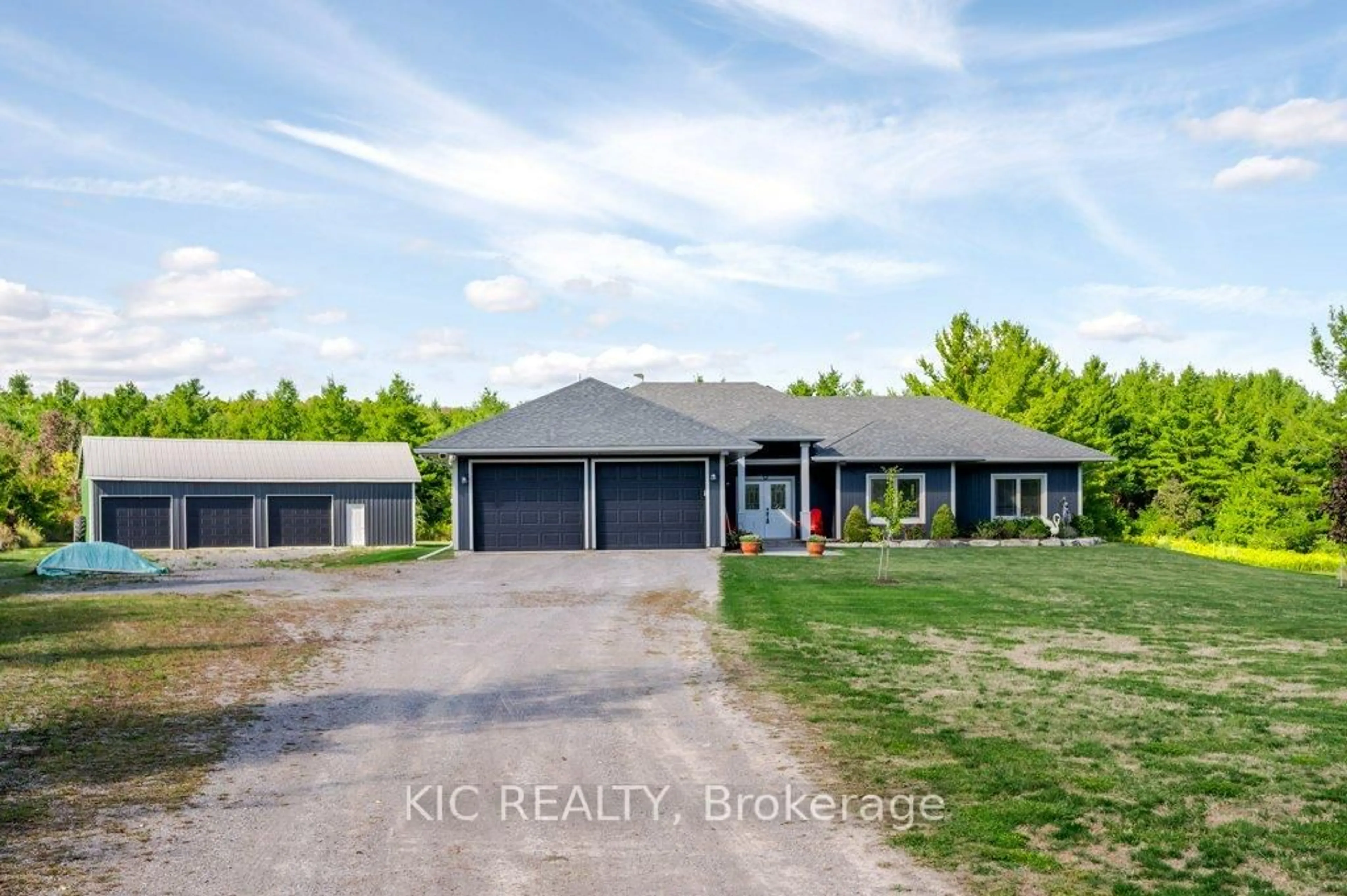 A pic from outside/outdoor area/front of a property/back of a property/a pic from drone, water/lake/river/ocean view for 804 8th Line West Line, Trent Hills Ontario K0L 1L0
