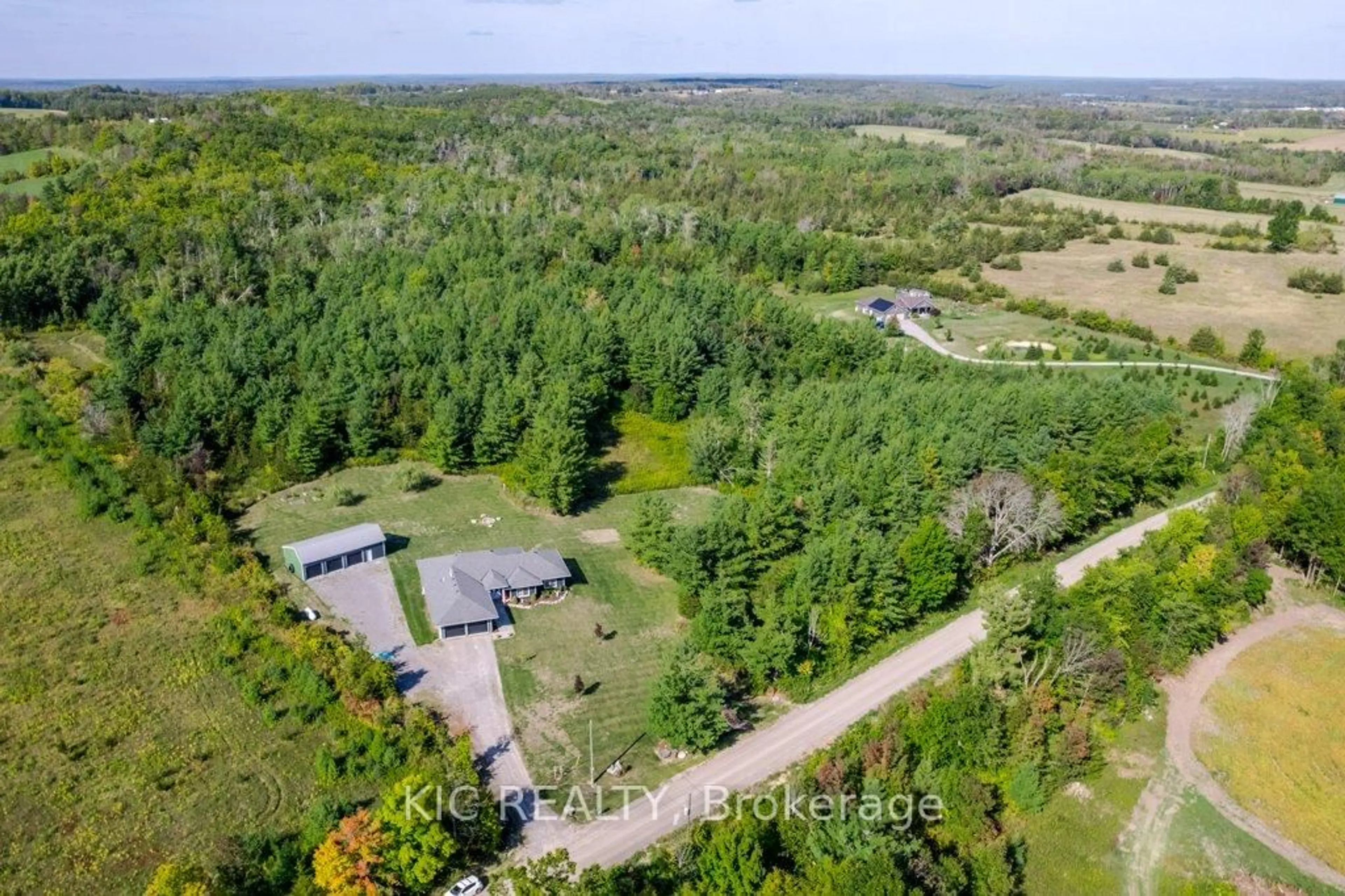 A pic from outside/outdoor area/front of a property/back of a property/a pic from drone, forest/trees view for 804 8th Line West Line, Trent Hills Ontario K0L 1L0