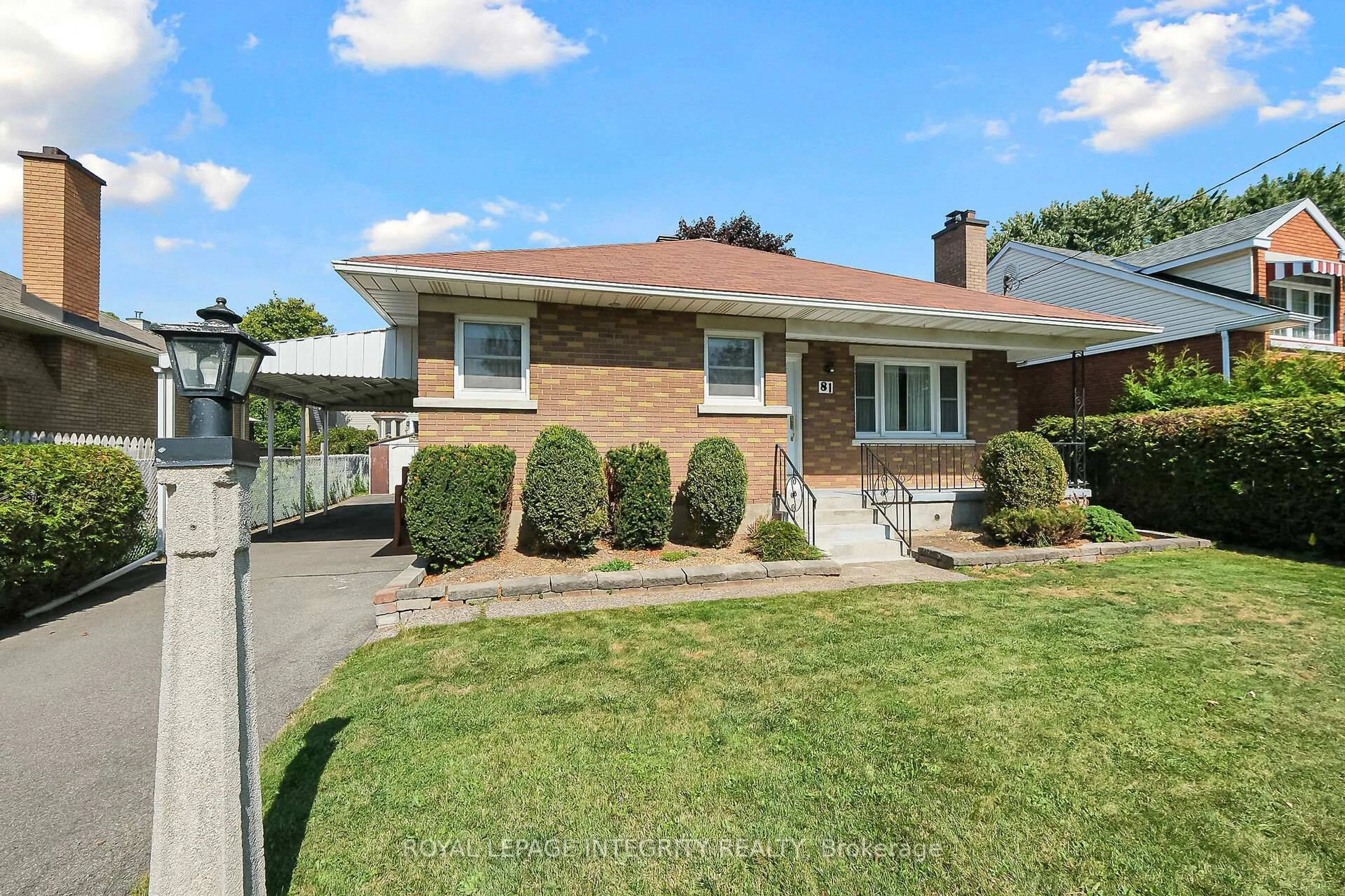Home with brick exterior material, street for 81 Drouin Ave, Ottawa Ontario K1K 2A6