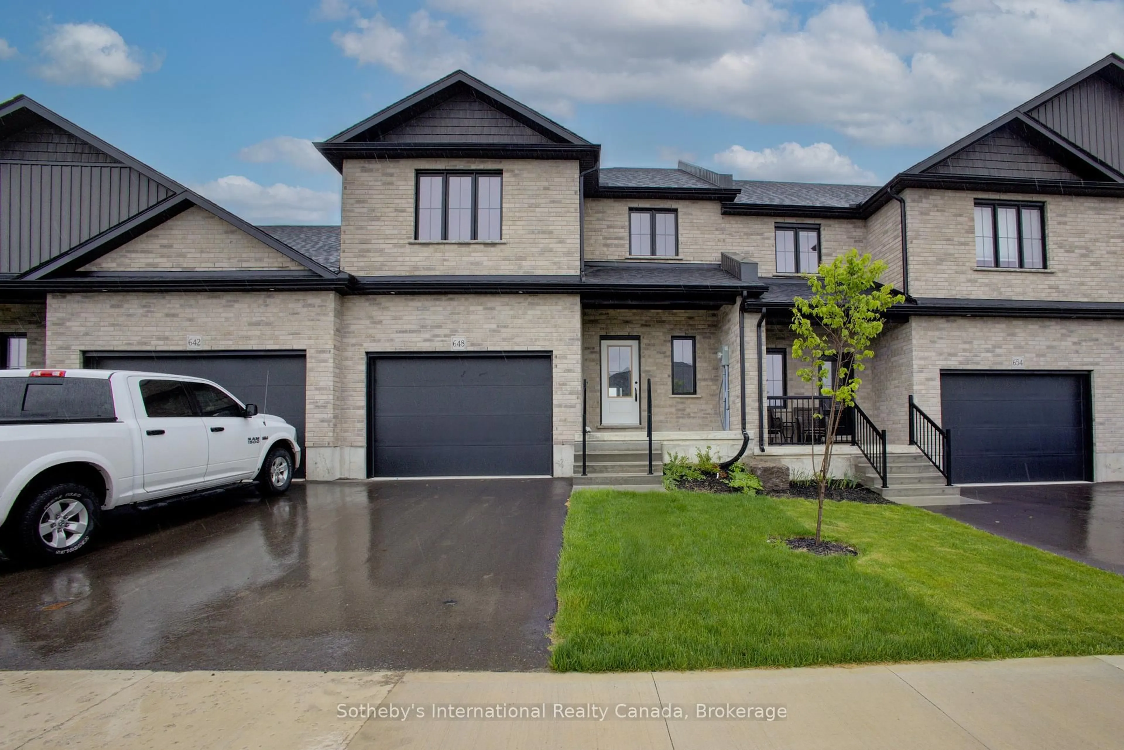 A pic from outside/outdoor area/front of a property/back of a property/a pic from drone, street for 648 Wray Ave, North Perth Ontario N4W 3K9