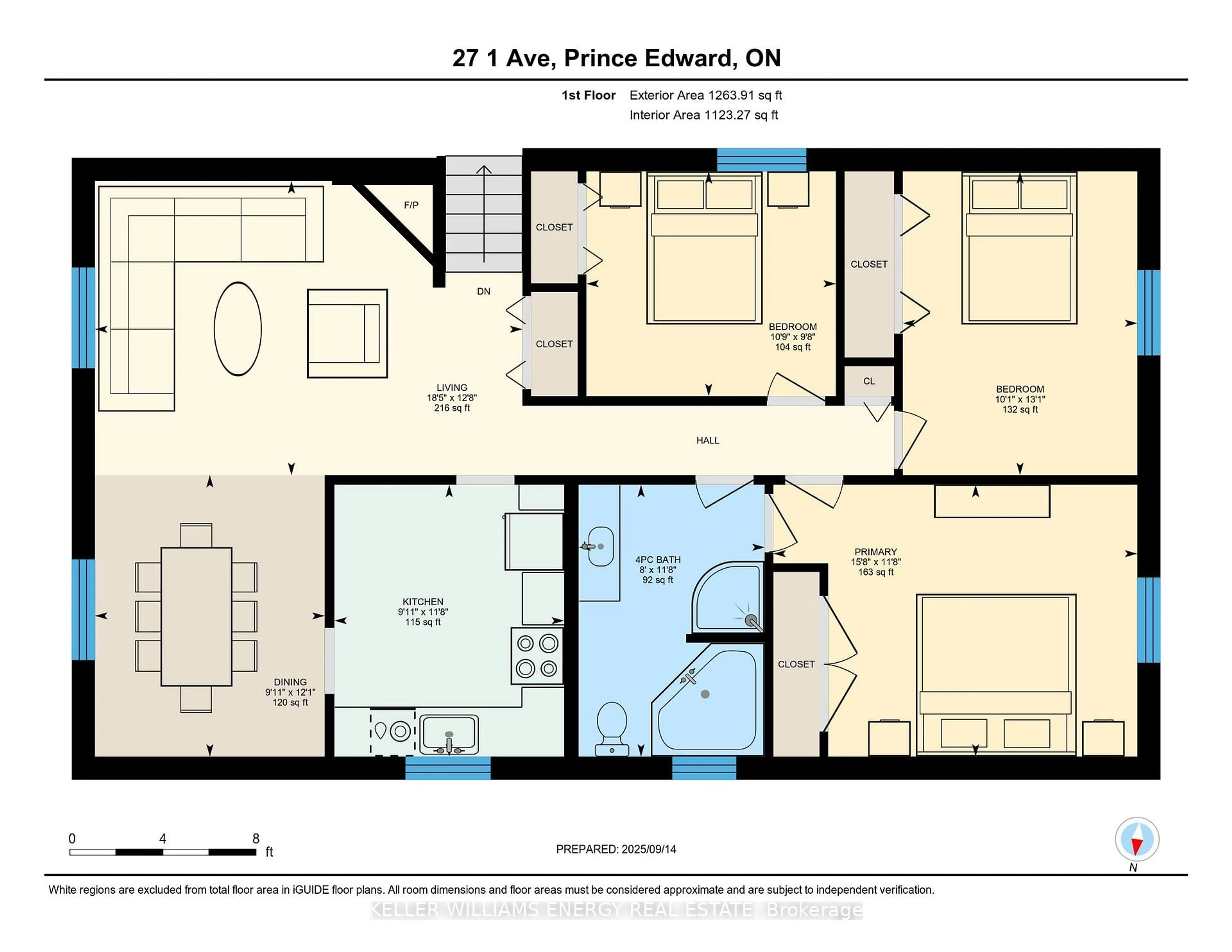 Floor plan for 27 First Ave, Prince Edward County Ontario K0K 3L0