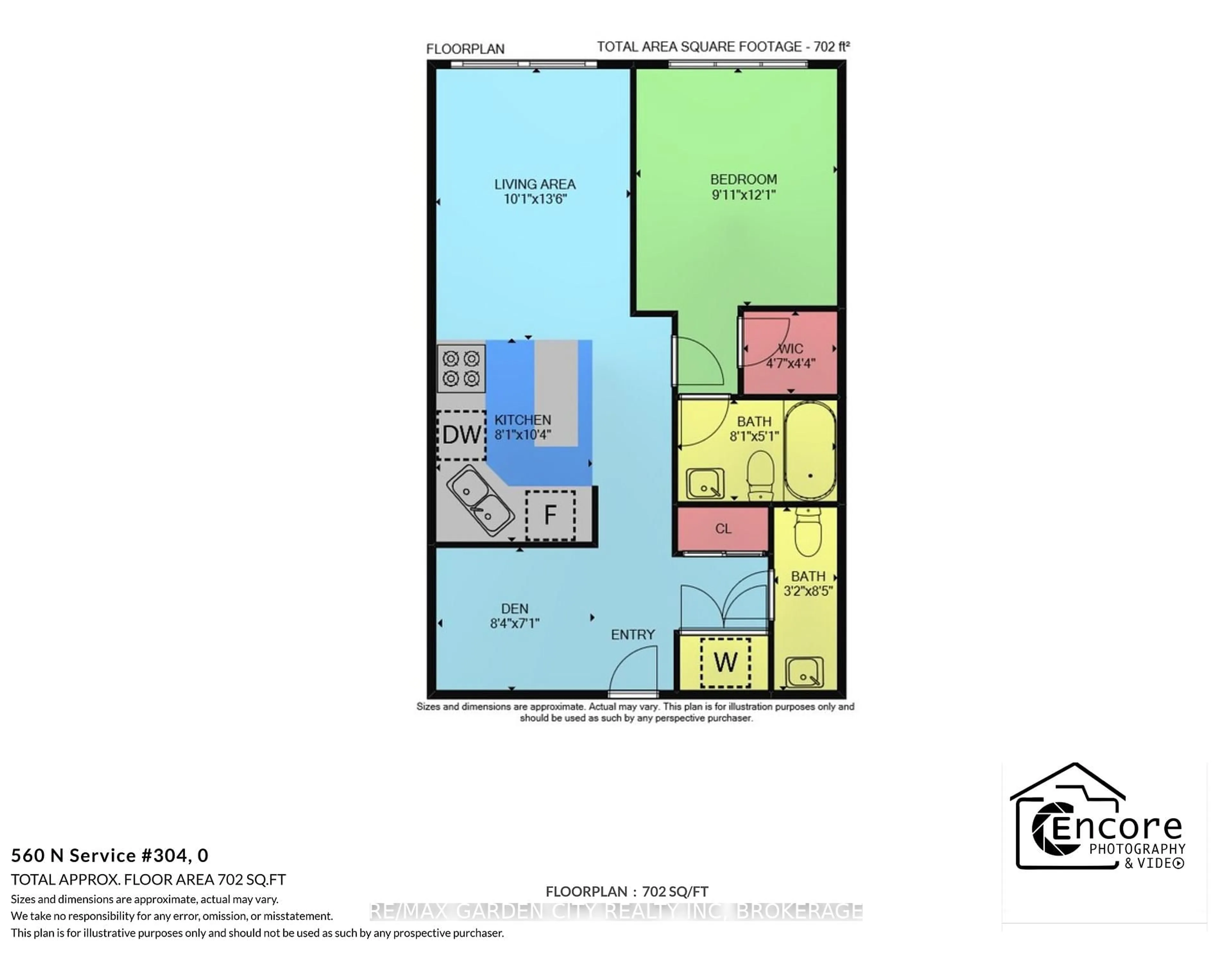 Floor plan for 560 North Service Rd #304, Grimsby Ontario L3M 4E8