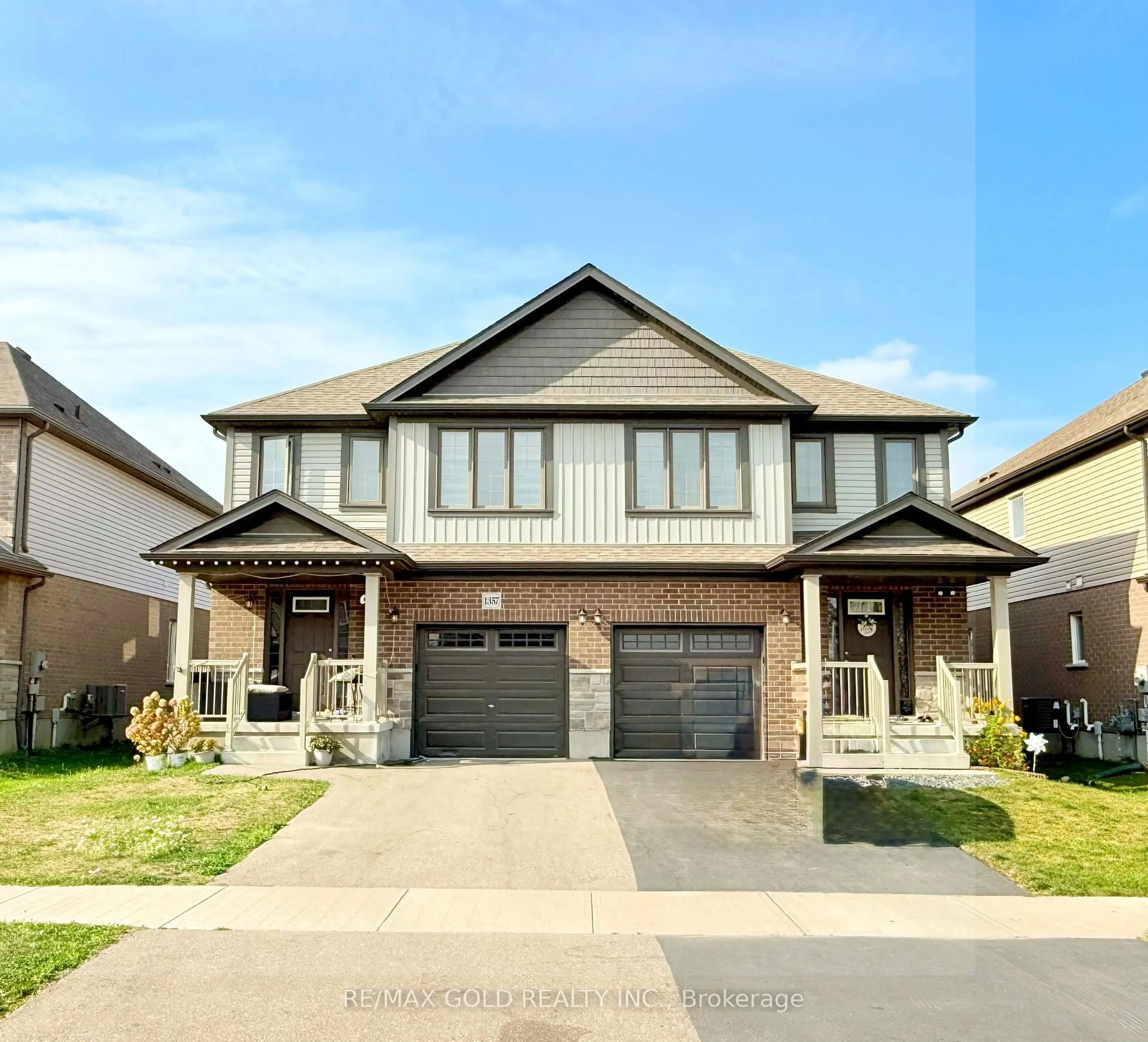 Home with brick exterior material, street for 1357 Calais Dr, Woodstock Ontario N4T 0L8
