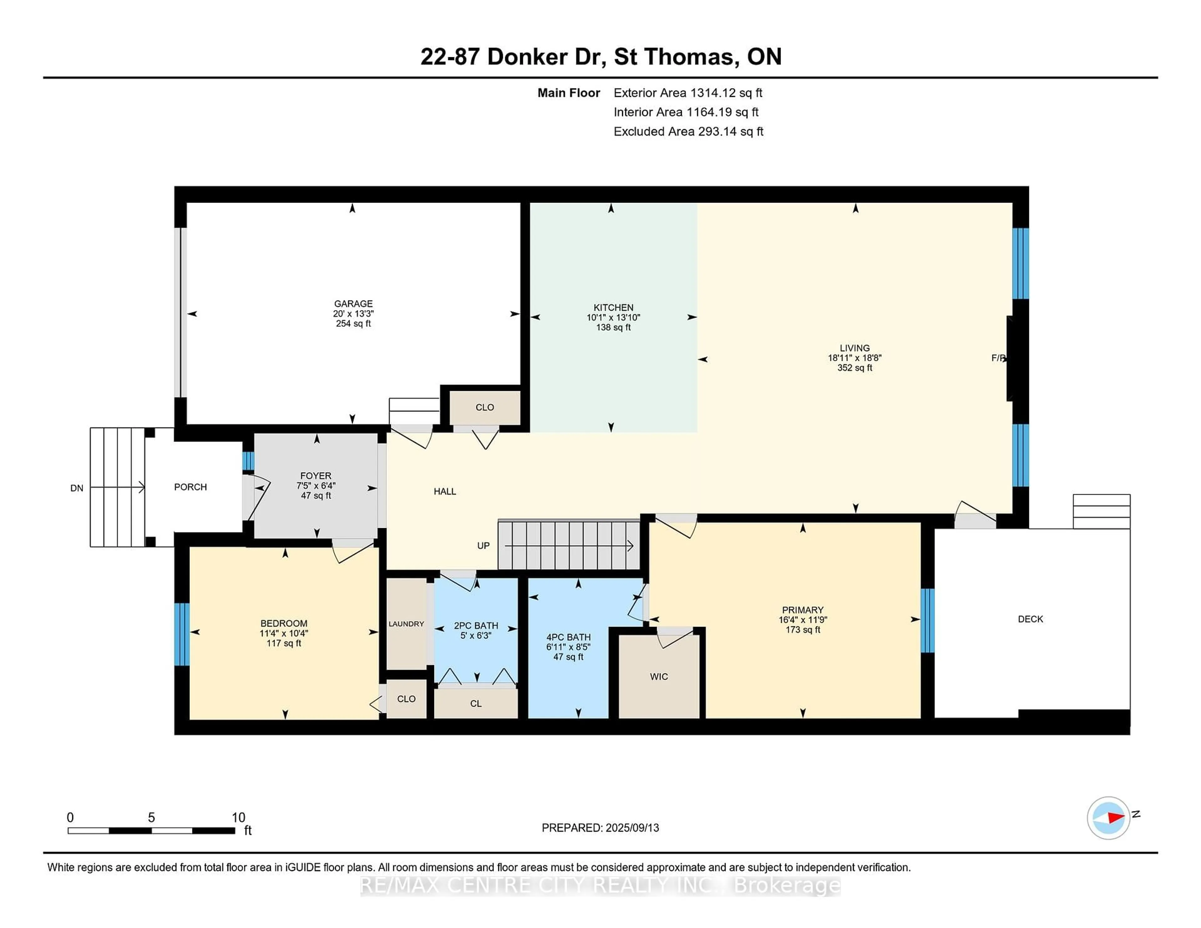 Floor plan for 87 Donker Dr #22, St. Thomas Ontario N5P 4L2
