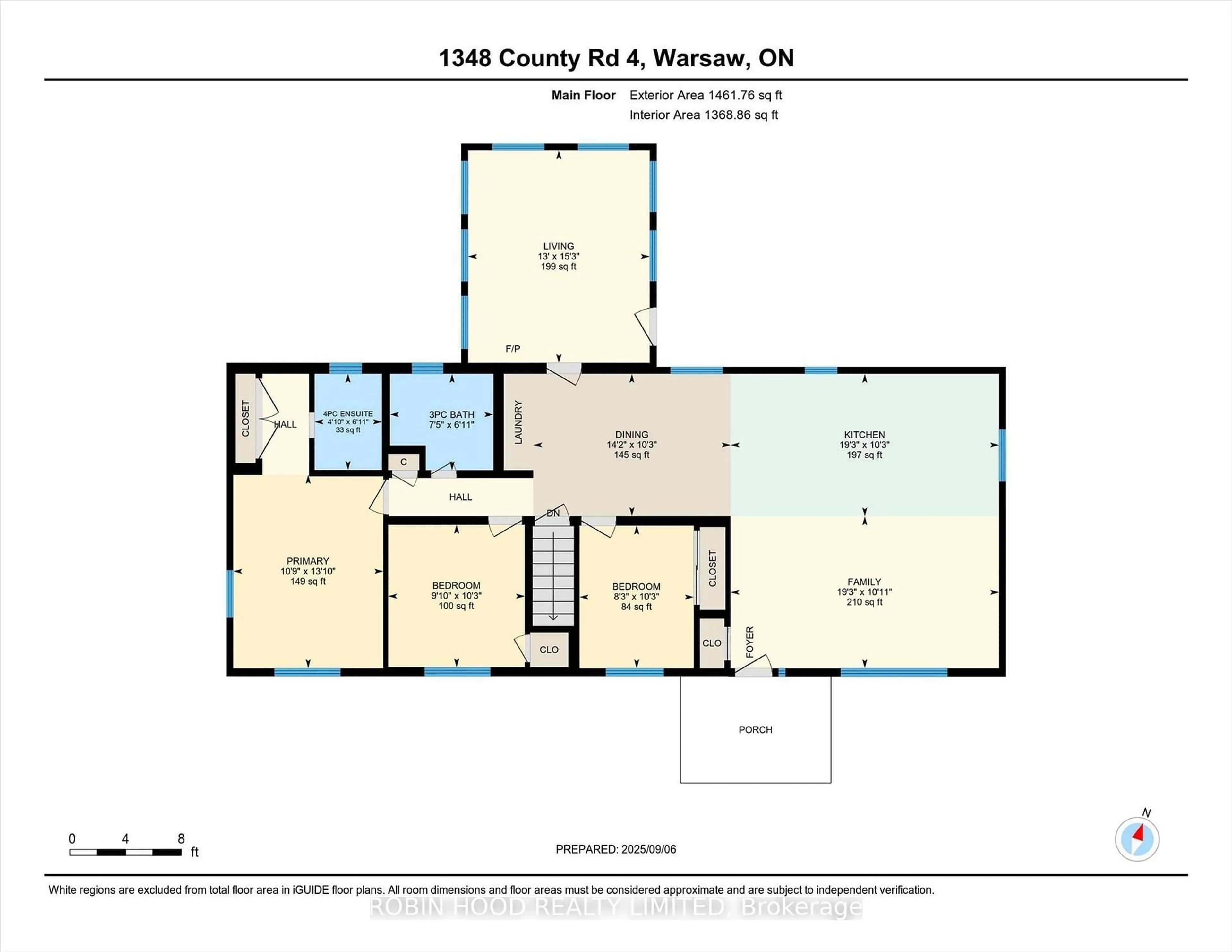 Floor plan for 1348 County Road 4, Douro-Dummer Ontario K0L 3A0