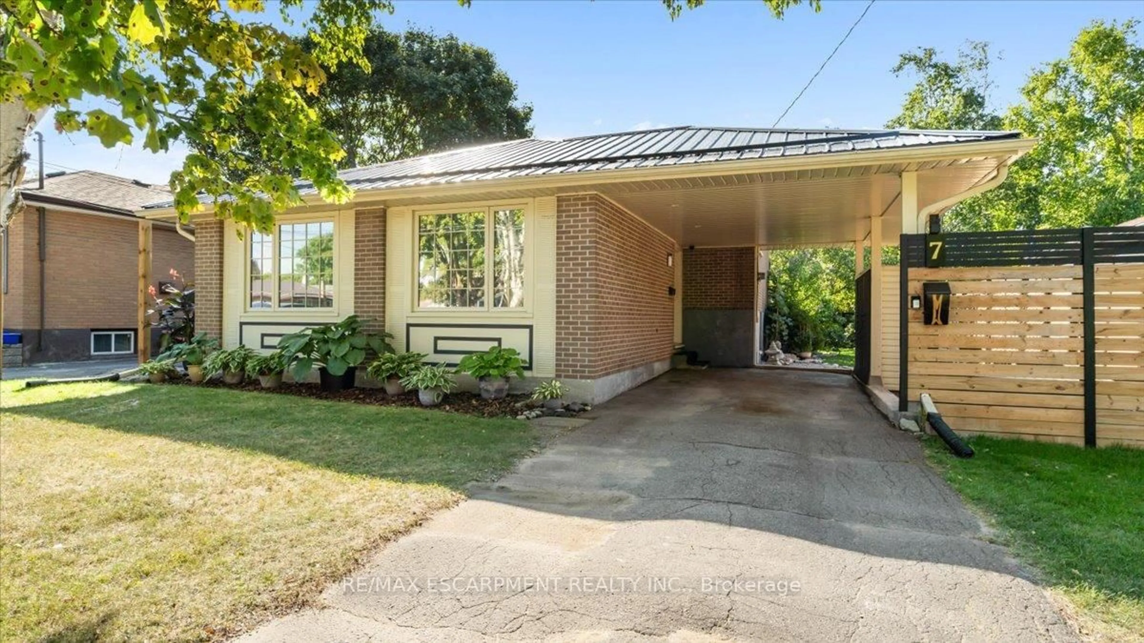 Home with brick exterior material, street for 7 May Ave, Belleville Ontario K8P 2N8