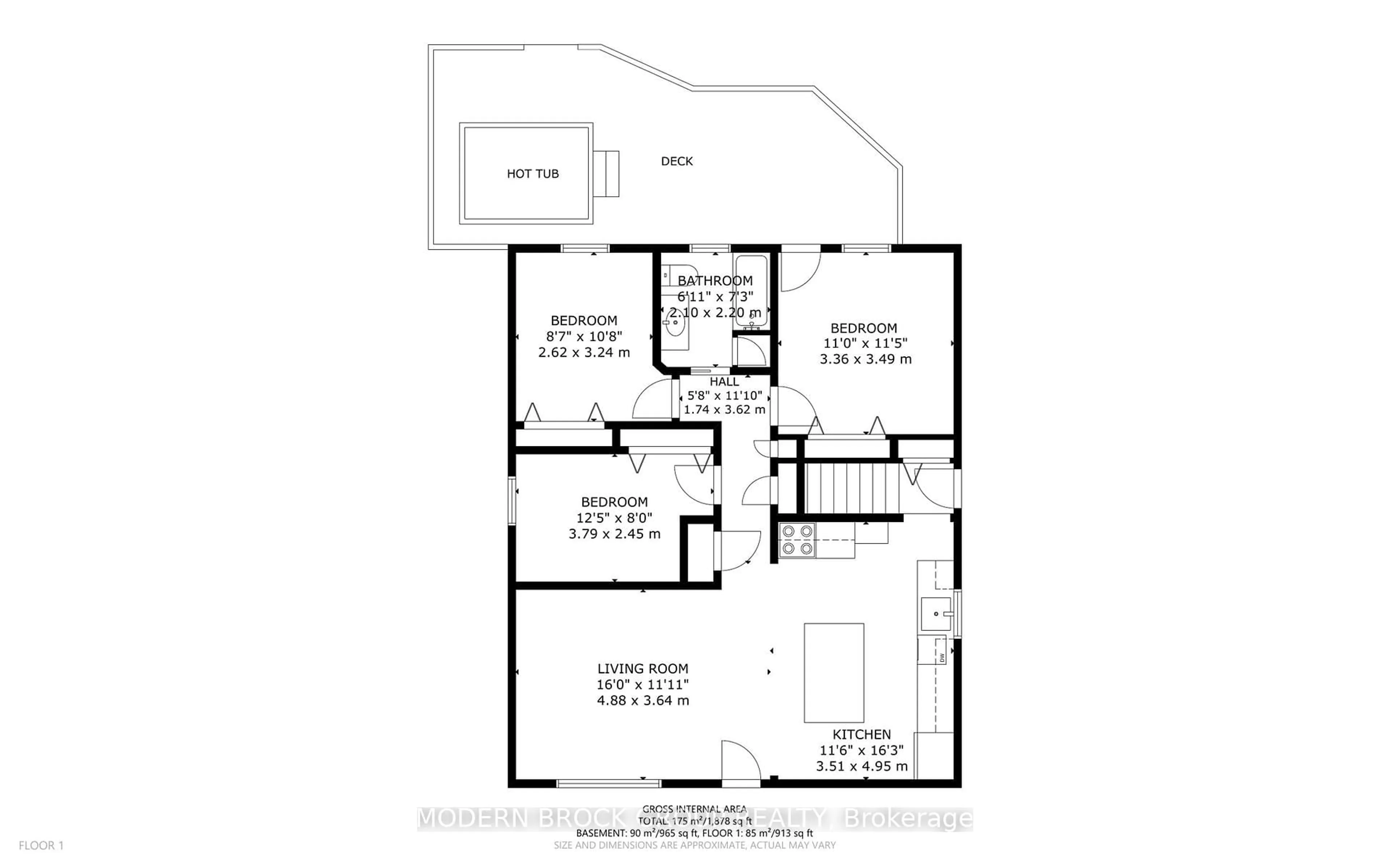 Floor plan for 19 Amy St, Brockville Ontario K6V 1V9