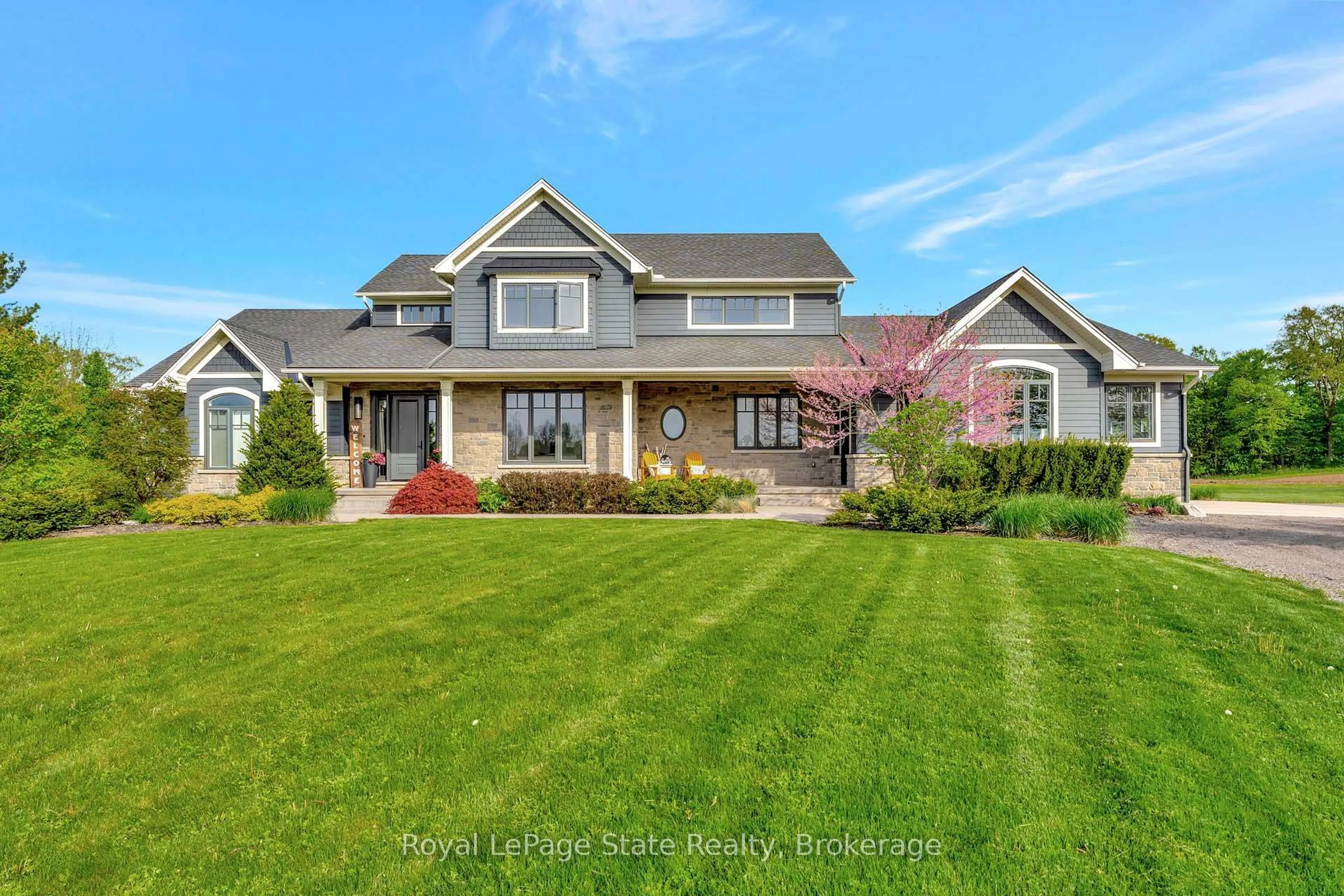 Home with vinyl exterior material, street for 274 German School Rd, Brant Ontario N3L 3E1