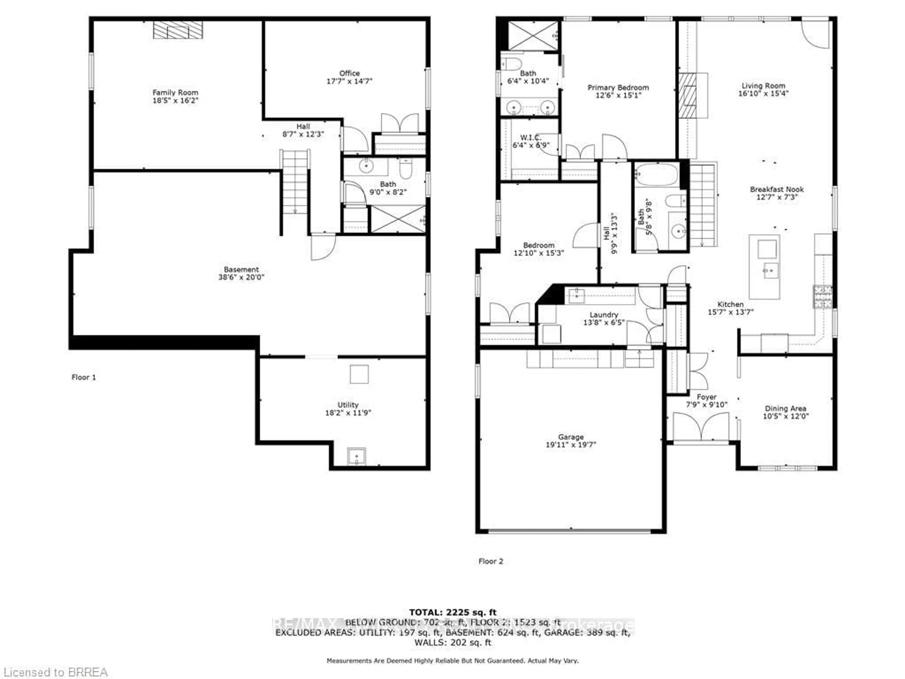 Floor plan for 20 Masters Lane, Brant Ontario N3L 0B2