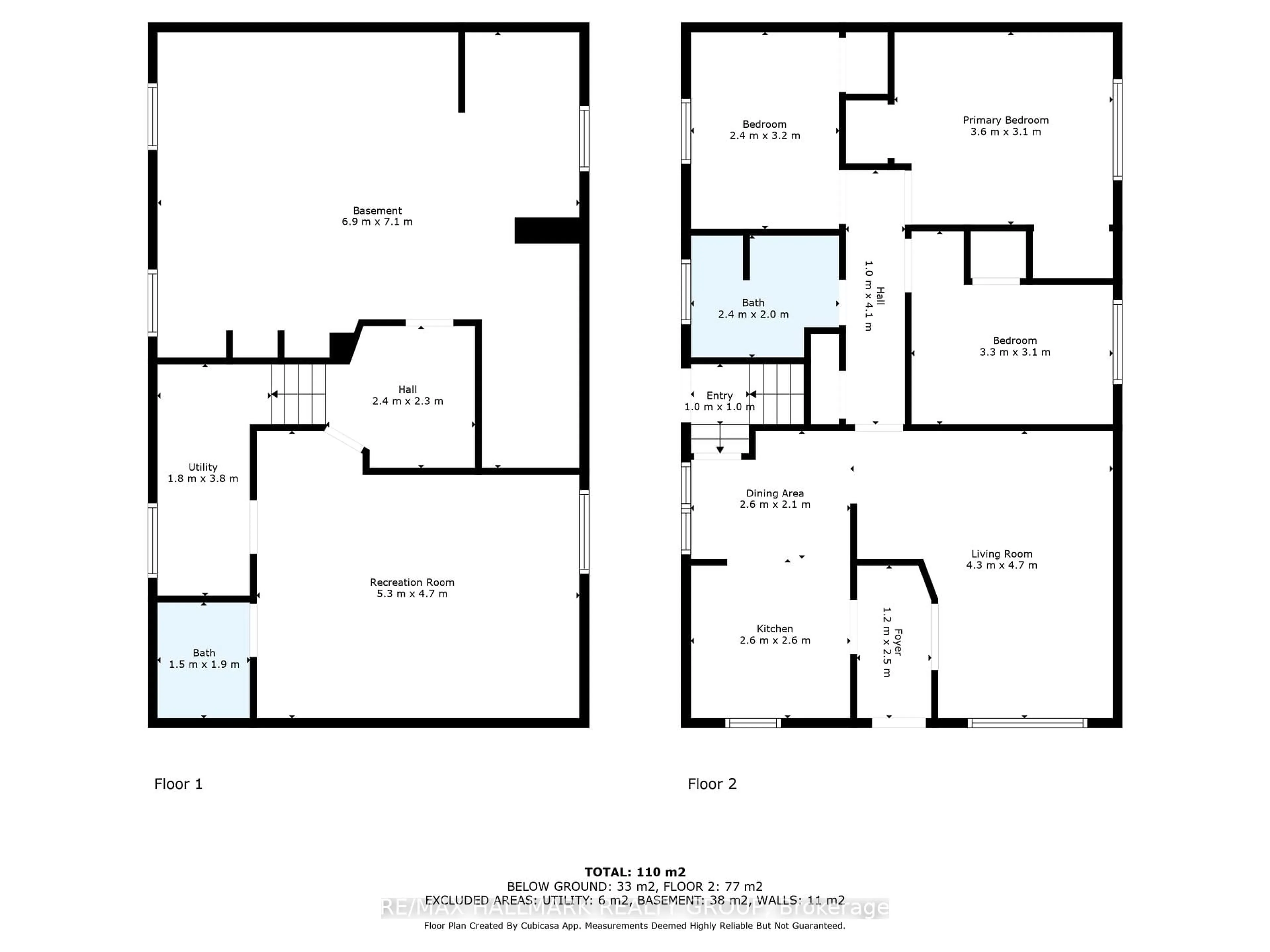 Floor plan for 112 Ellis Ave, Pembroke Ontario K8A 2H8